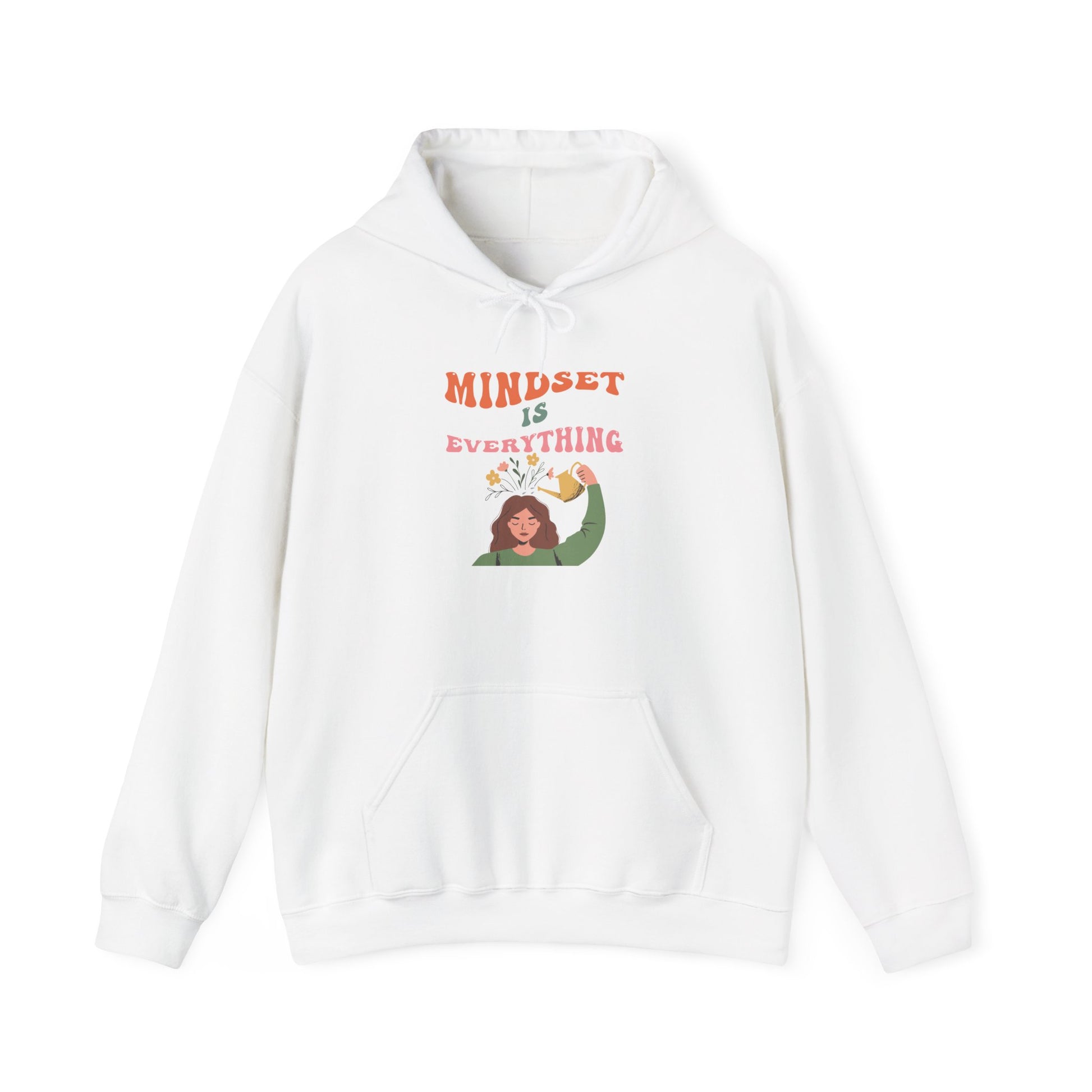 Mindset is Everything Floral Hoodie