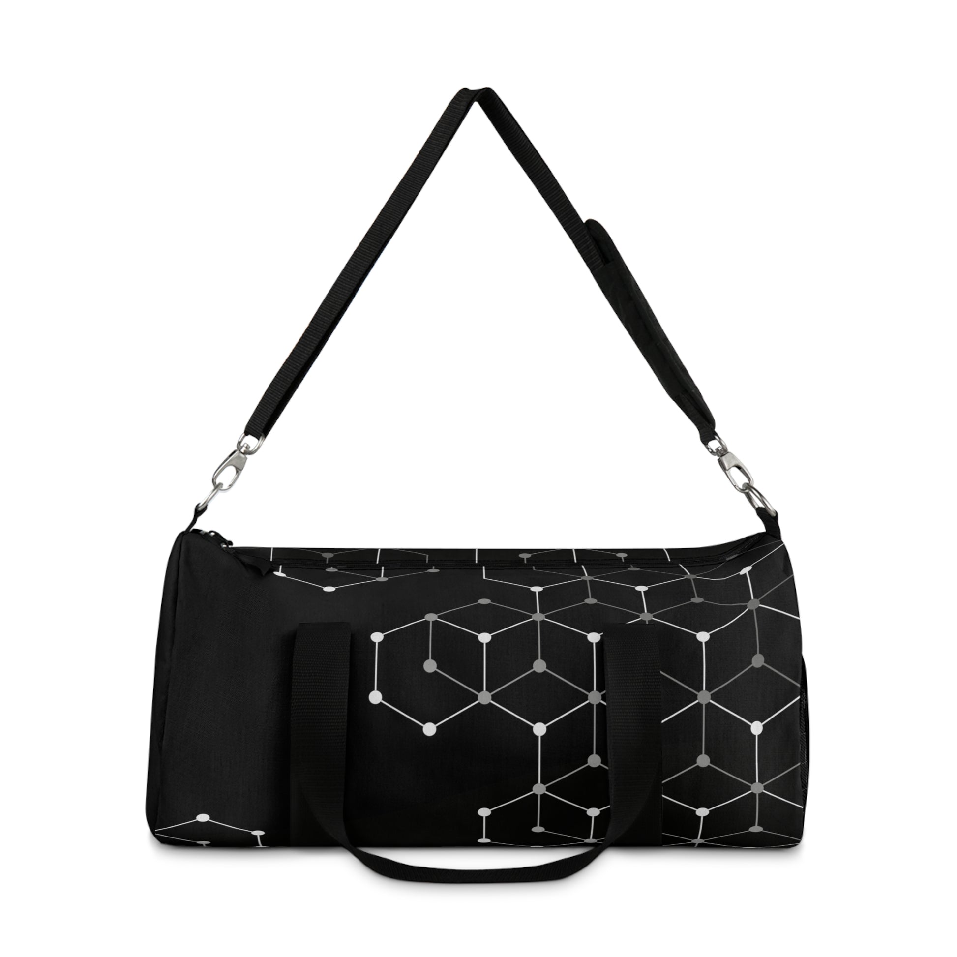 Modern Geometric Duffel Bag - Trendy Sports and Travel Gear