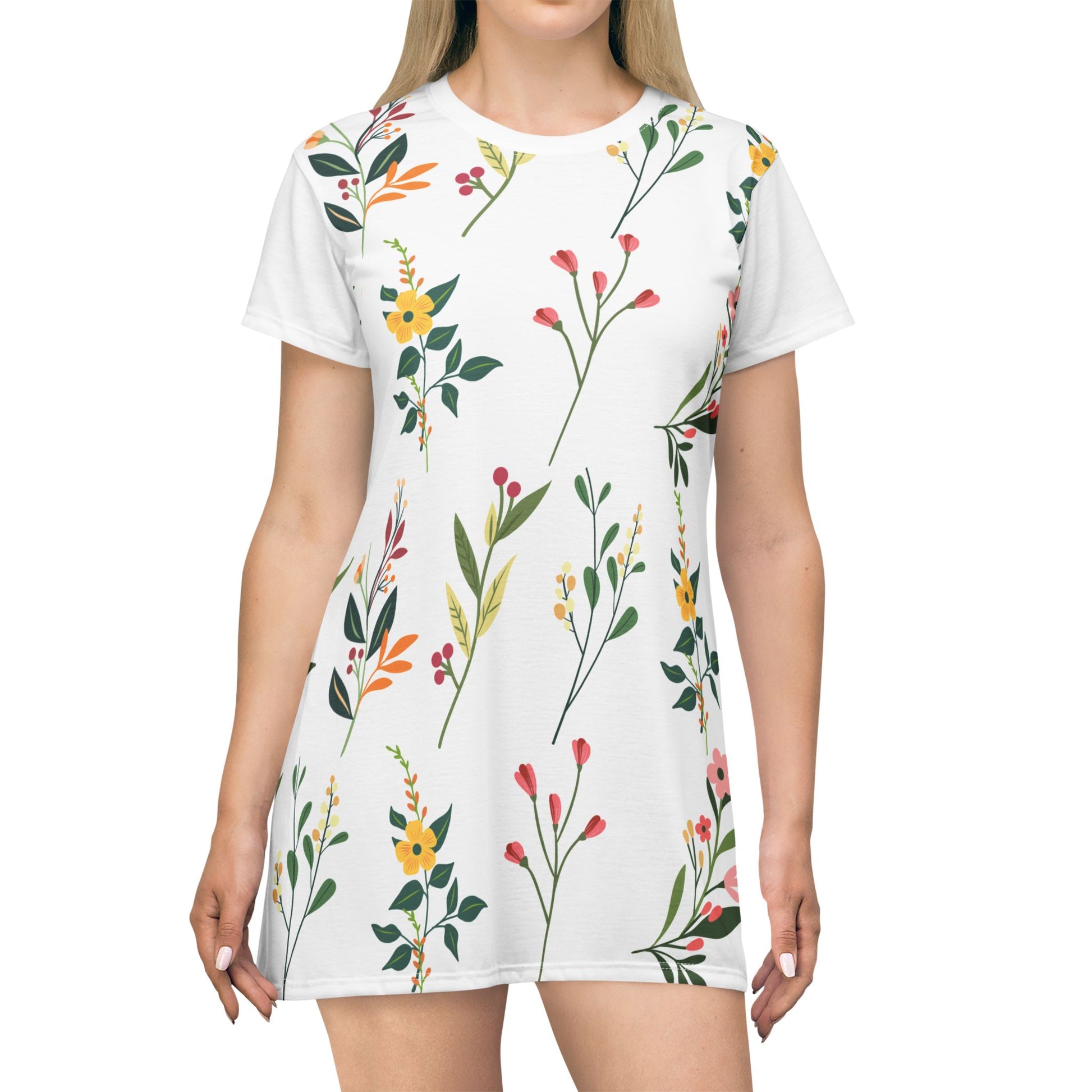 Floral T-Shirt Dress