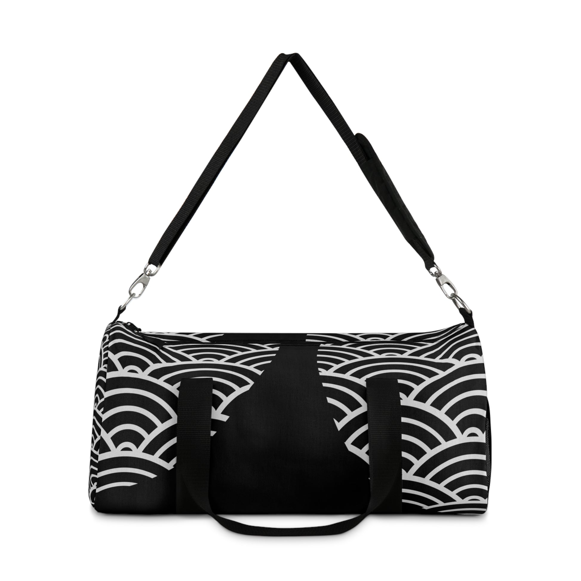 Elegant Waves Duffel Bag – Stylish Gym & Travel Tote