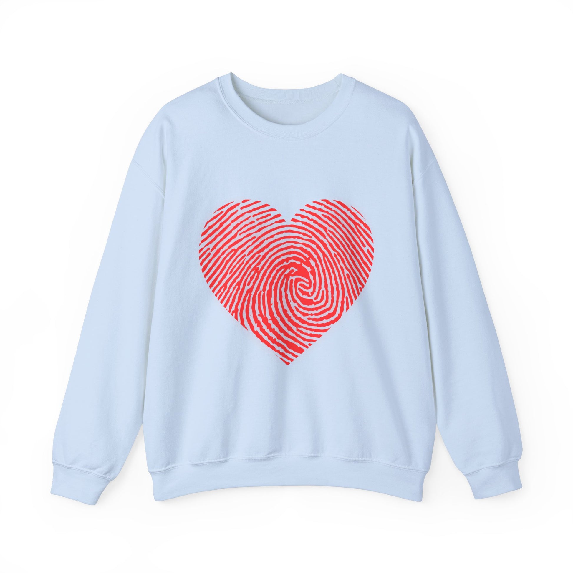 Heartprint Unisex Heavy Blend™ Crewneck Sweatshirt - Perfect for Valentine's Day & Cozy Wear
