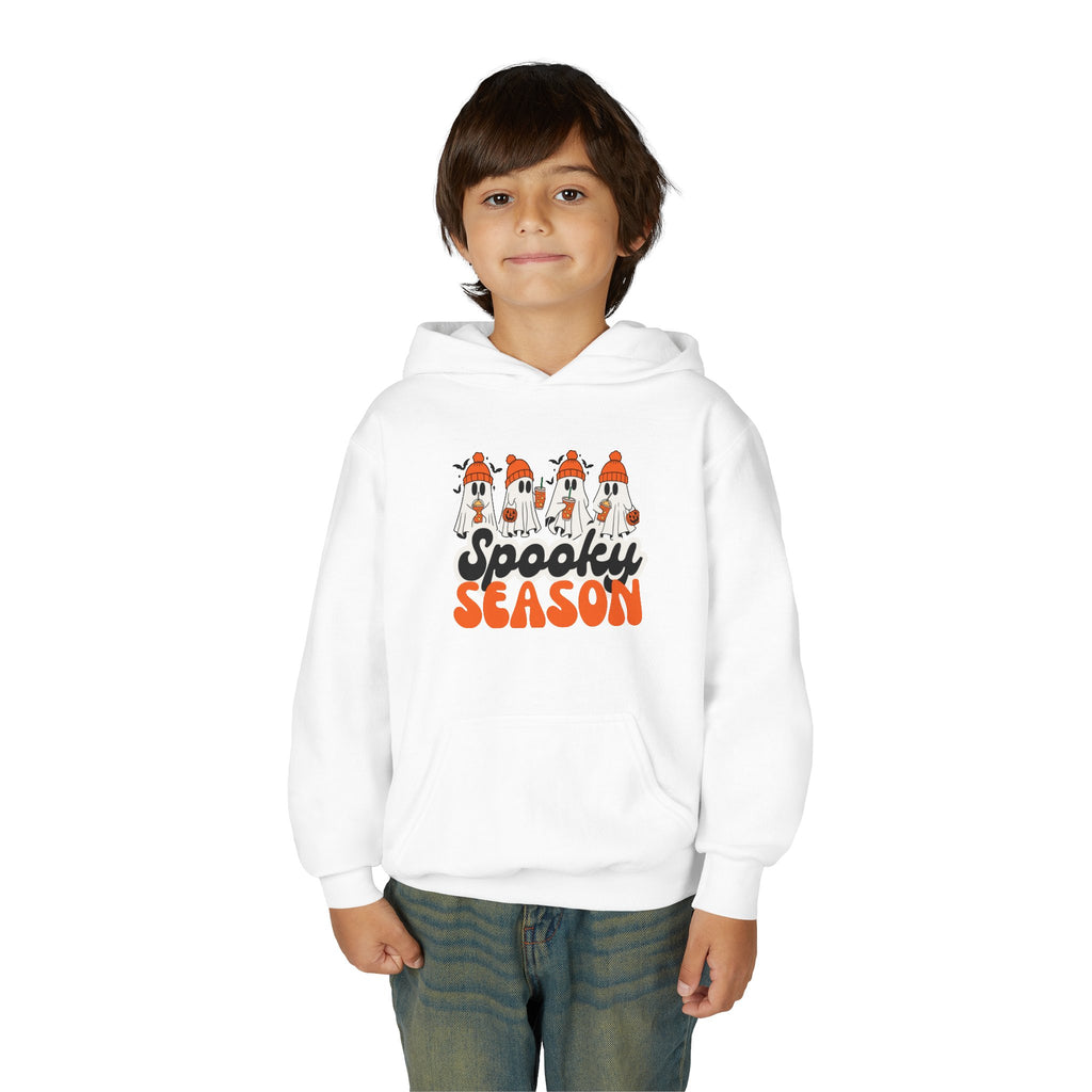 Spooky Season Youth Hoodie – Cozy Halloween & Fall Sweatshirt for Kids