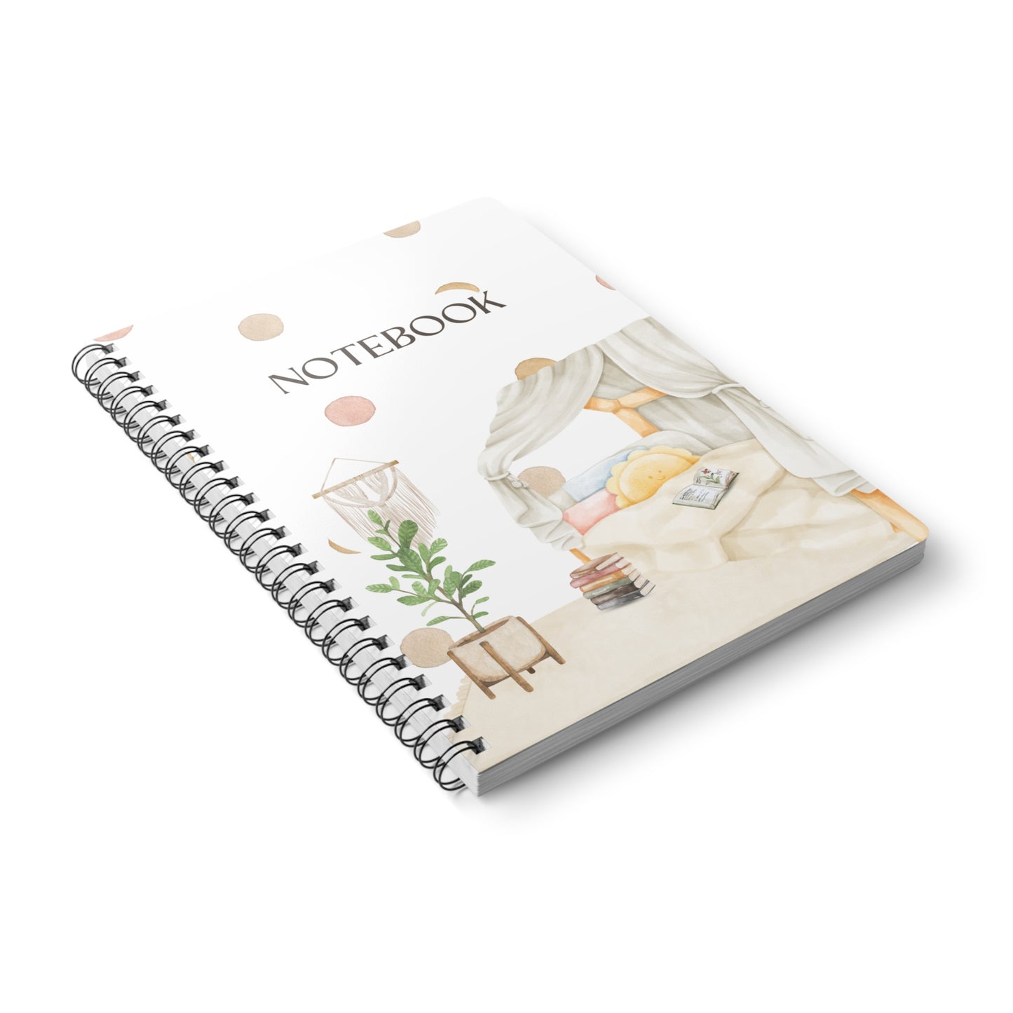 Cozy A5 Wirobound Softcover Notebook - Perfect for Journaling & Note-taking