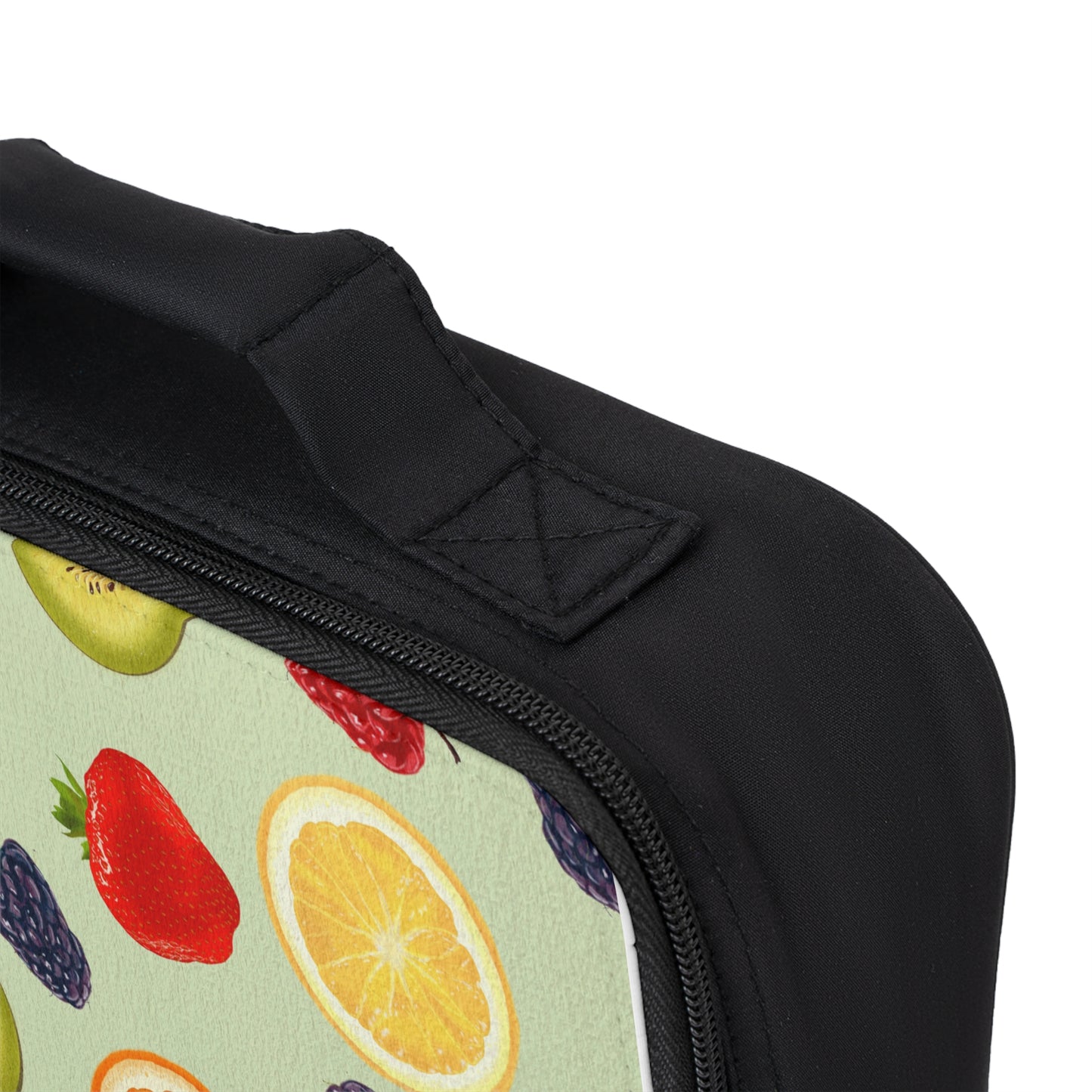 Colorful Fruit Print Lunch Bag - Stylish Insulated Cooler for Kids & Adults