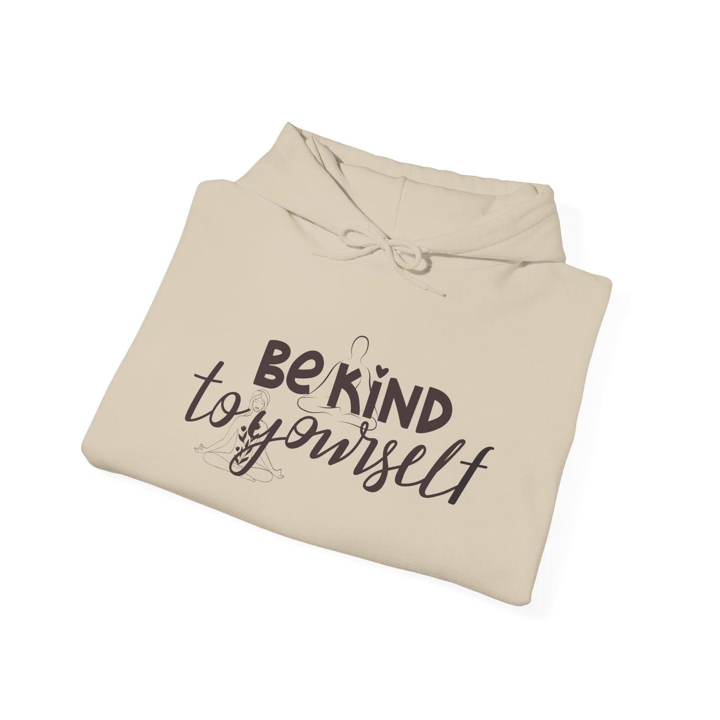 Be Kind to Yourself Floral Hoodie - Comfort & Inspiration for Everyday Wear