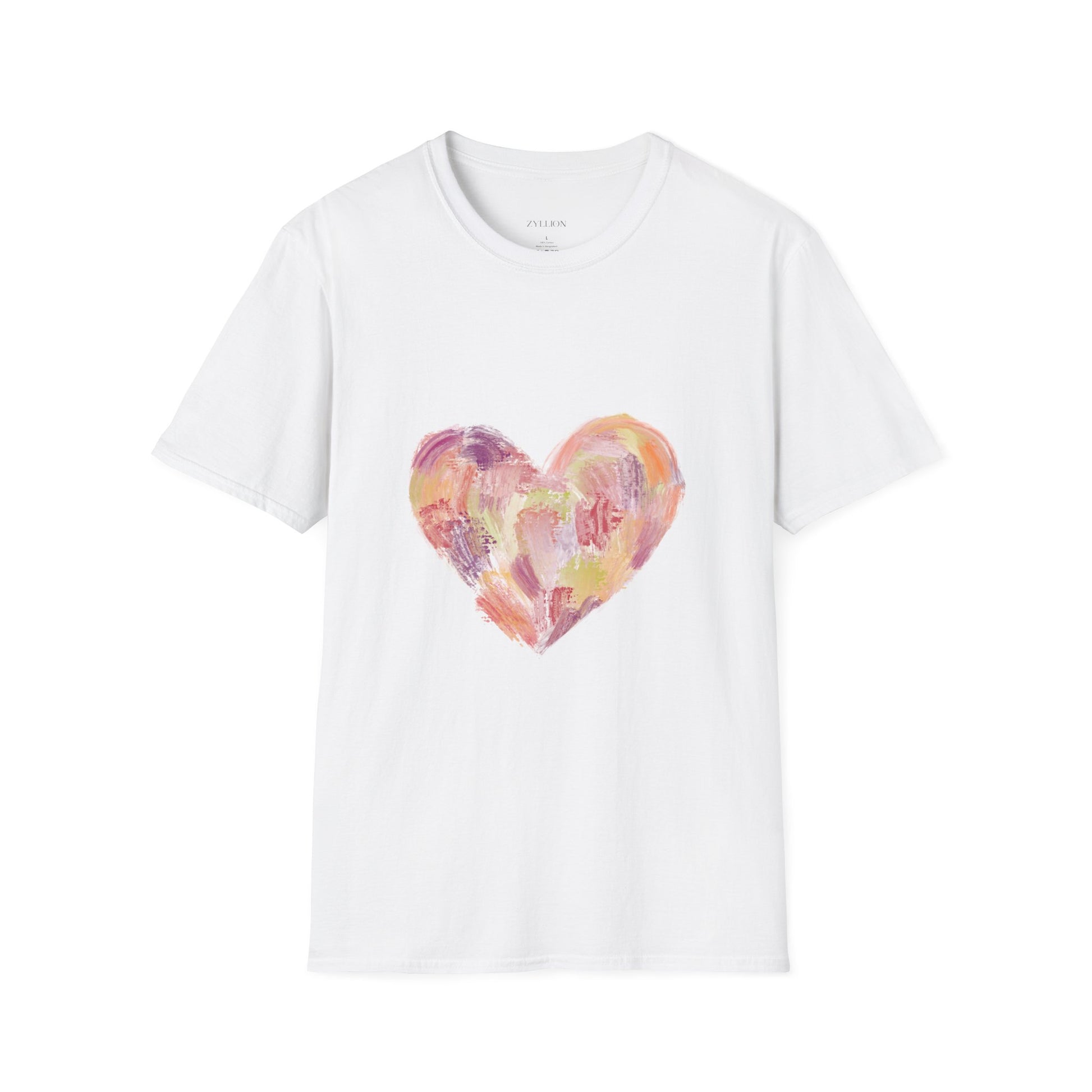 Watercolor Heart Unisex Softstyle T-Shirt