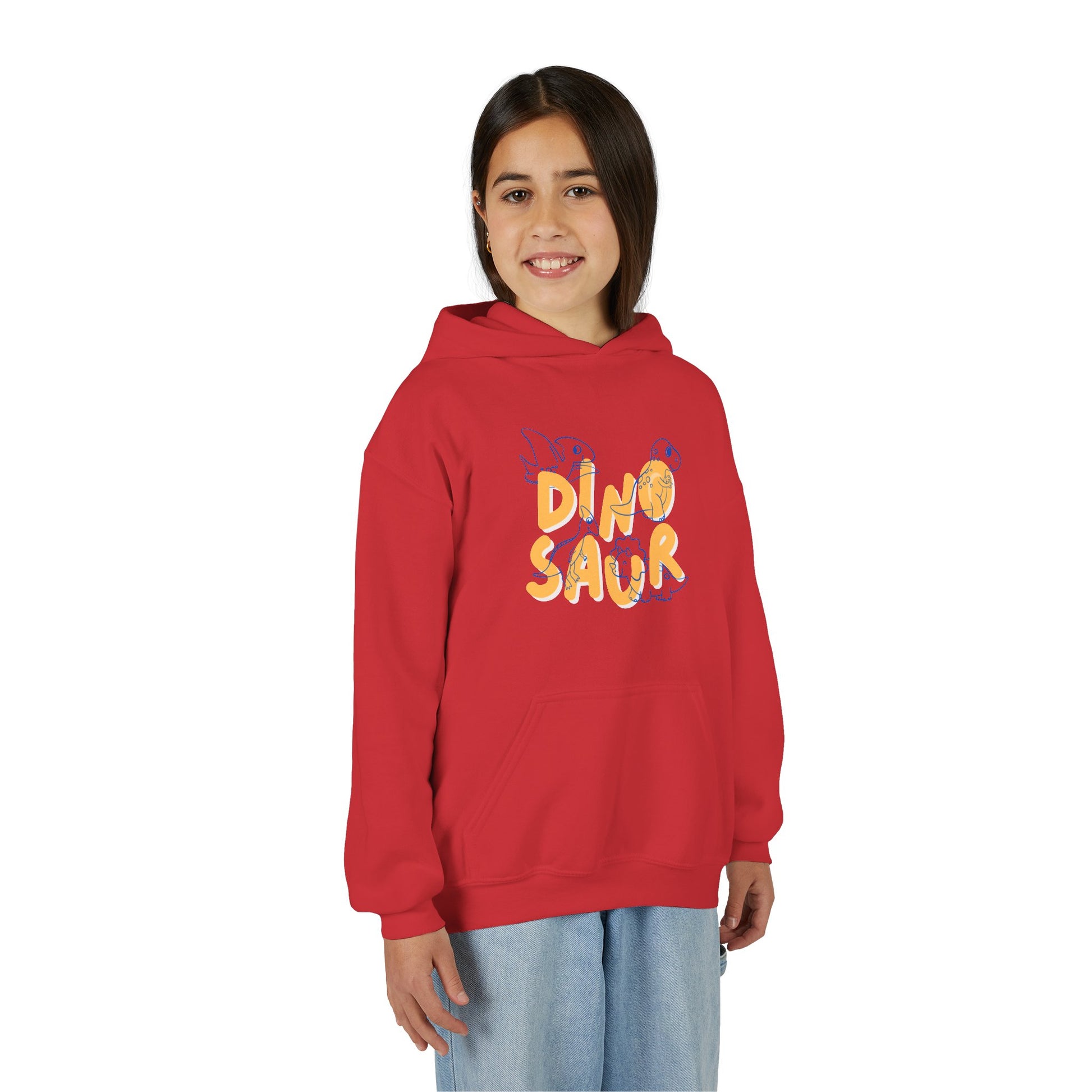 Kids Dinosaur Pullover Hoodie – Comfortable Everyday Wear
