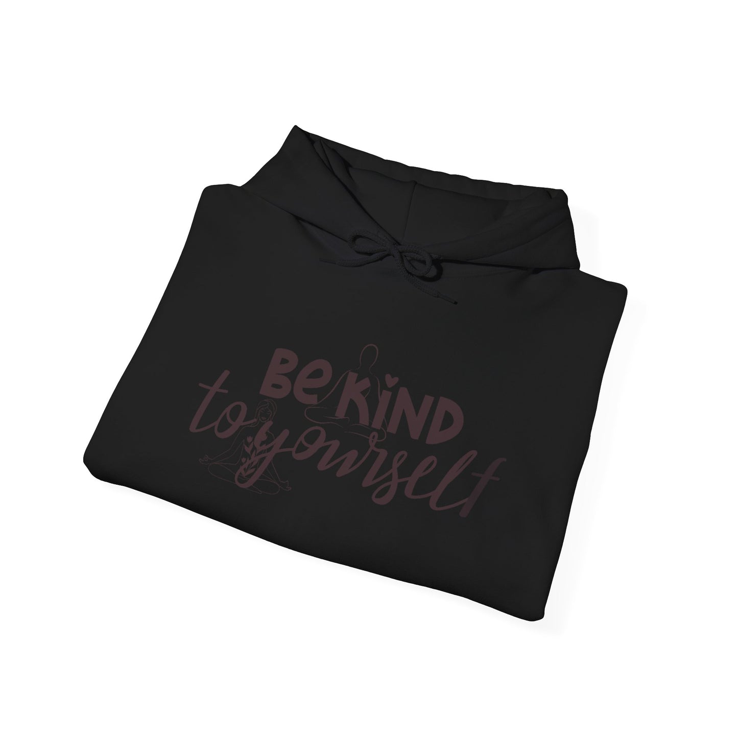 Be Kind to Yourself Floral Hoodie - Comfort & Inspiration for Everyday Wear