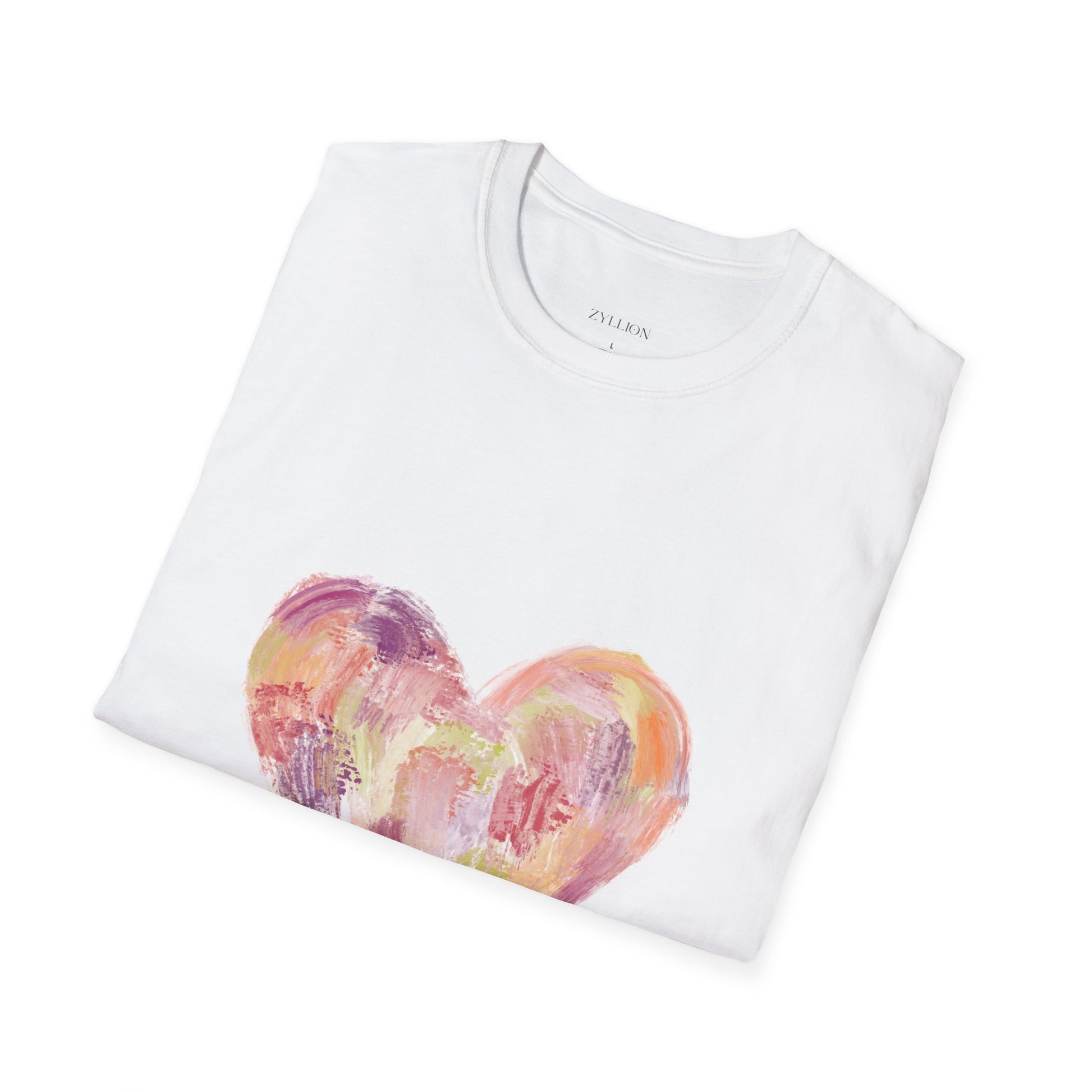 Watercolor Heart Unisex Softstyle T-Shirt