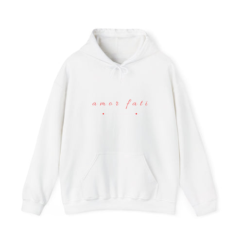 "AMOR FATI" HOODIE - RED