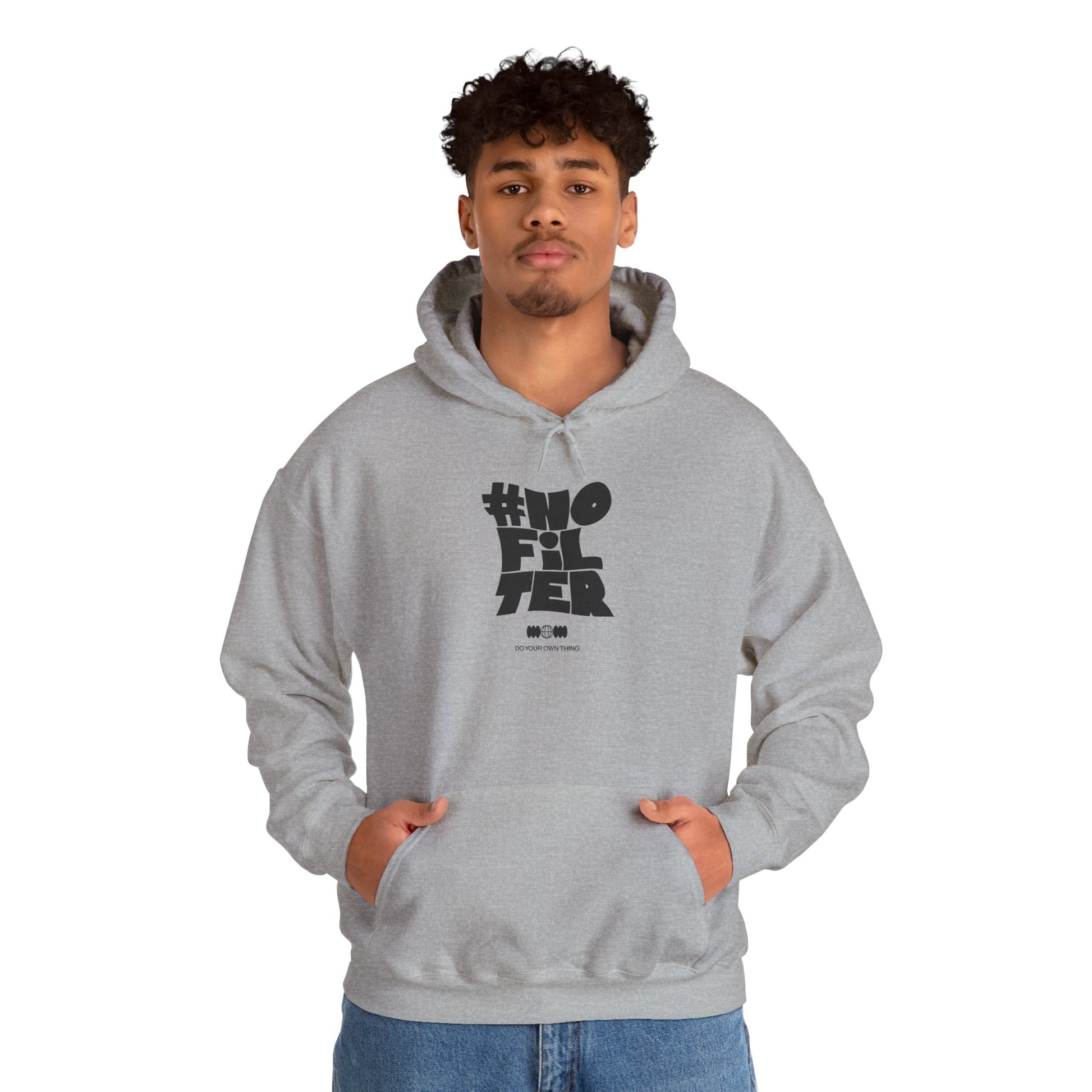 #NoFilter Unisex Heavy Blend™ Hooded Sweatshirt | Casual Streetwear