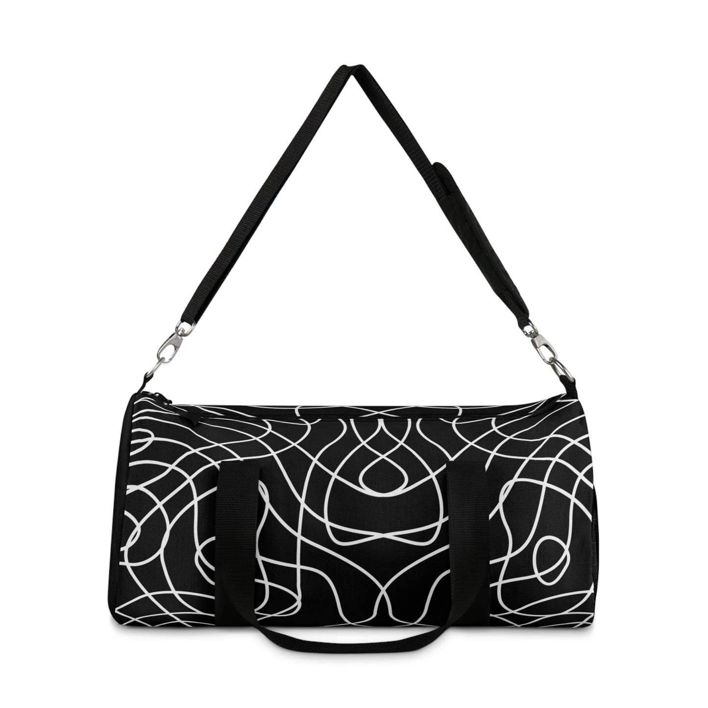 Modern Monochrome Duffel Bag | Stylish Travel Companion