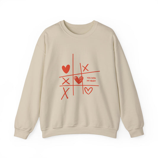 You Won My Heart Crewneck Sweatshirt - Unisex Heavy Blend™ Love Design