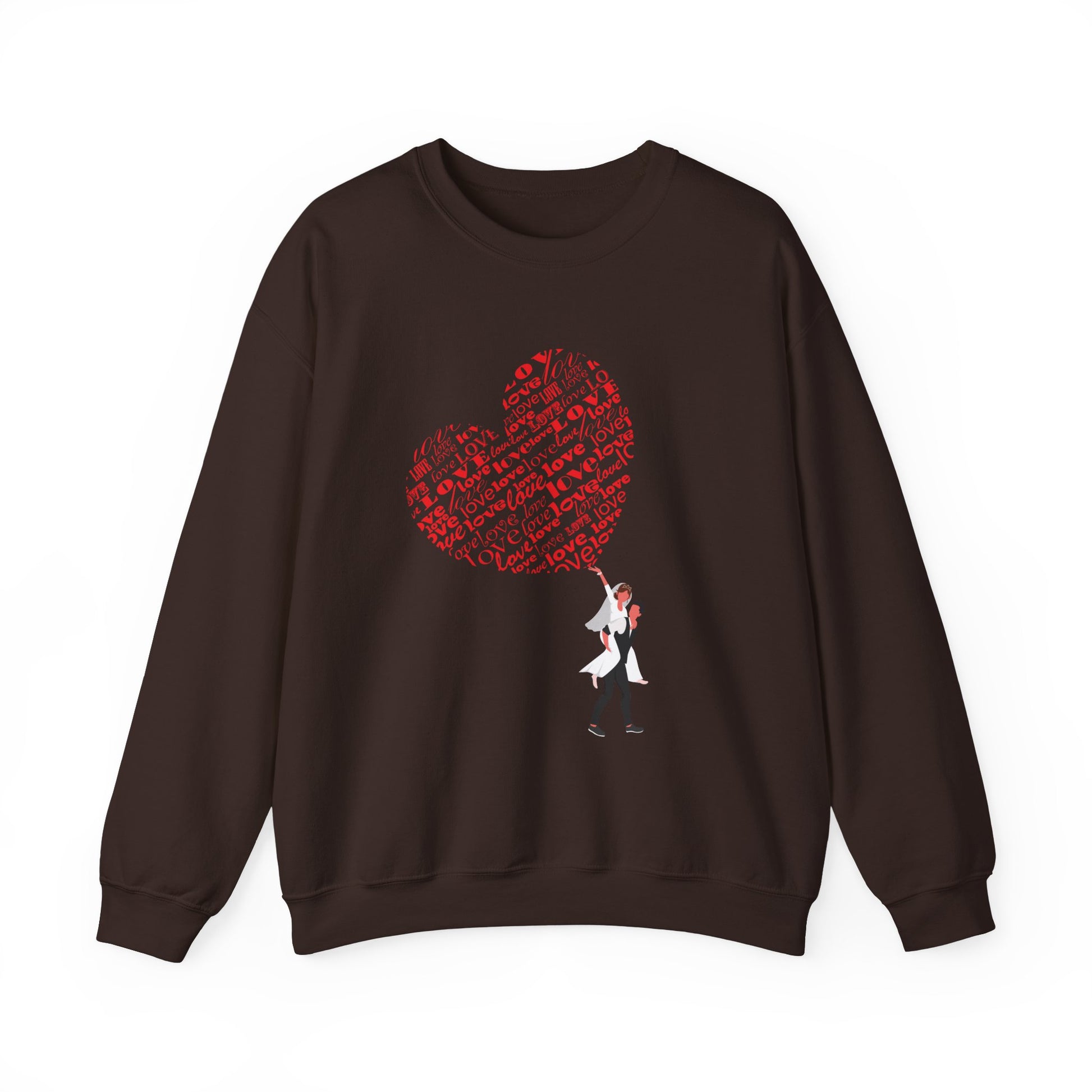 Romantic Love Heart Unisex Crewneck Sweatshirt