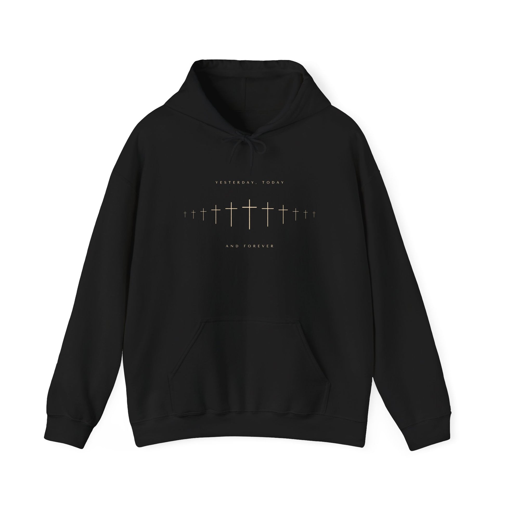 Unisex Cross Graphic Hoodie | Faith Inspired Apparel