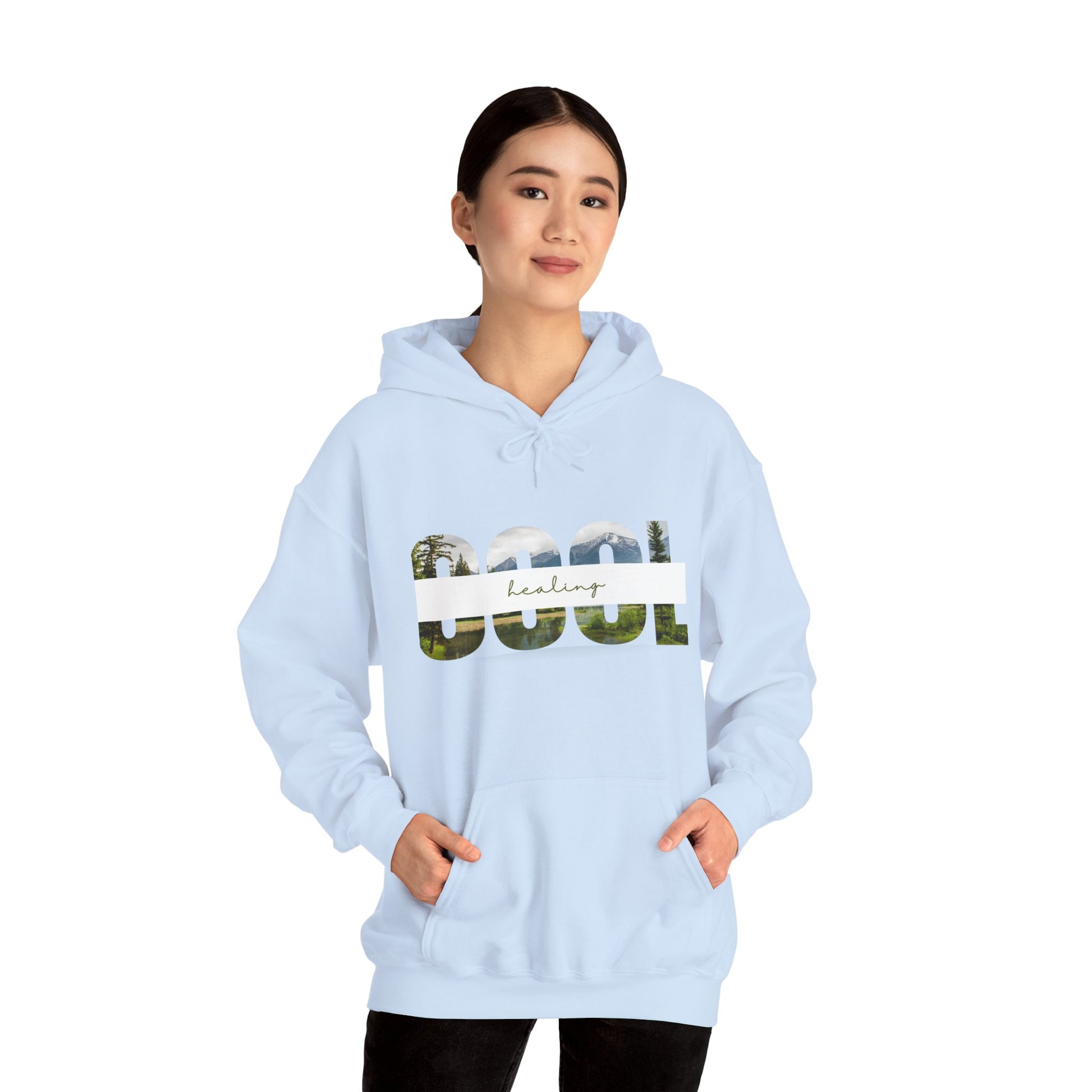 Cool Healing Unisex Heavy Blend Hooded Sweatshirt