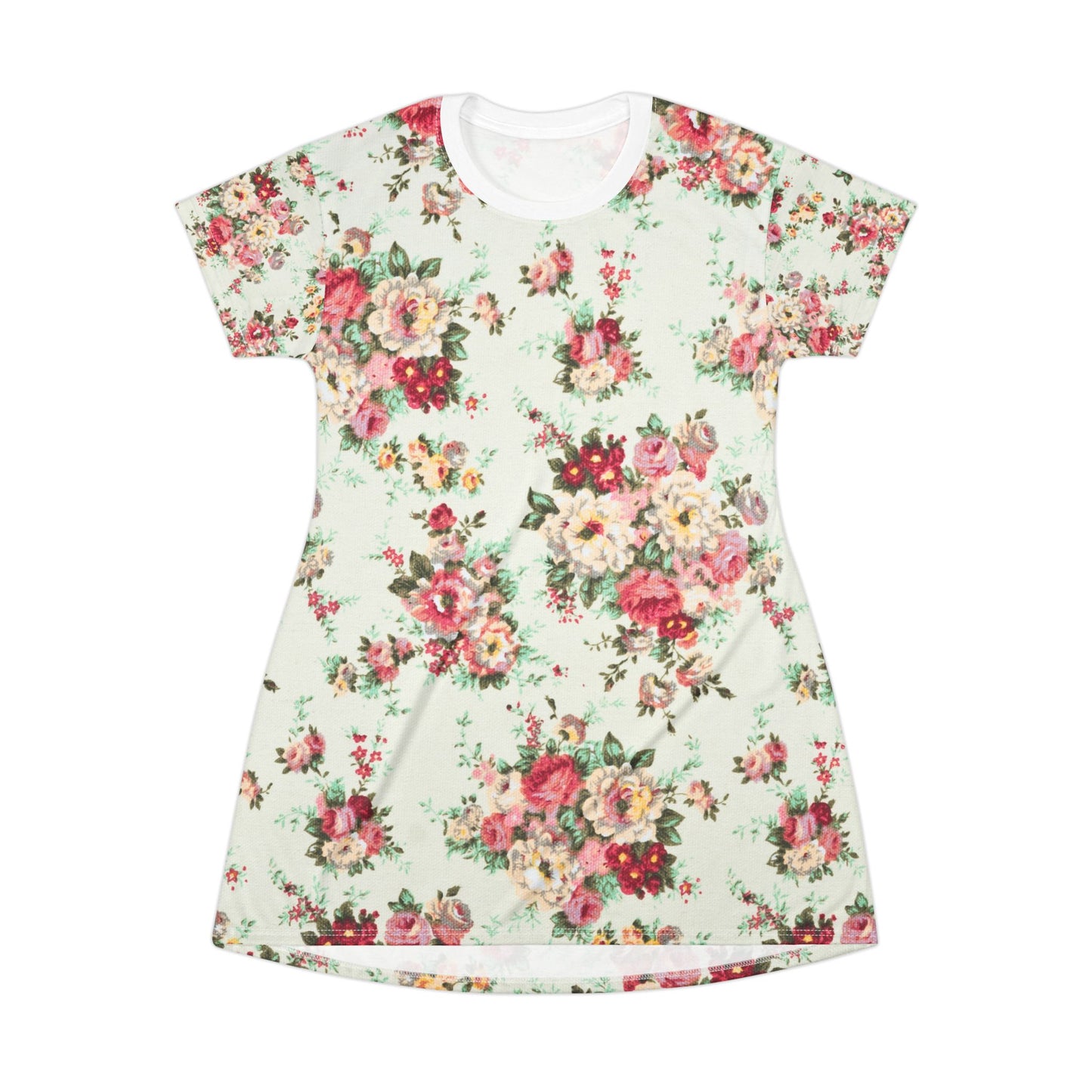 Floral Print T-Shirt Dress | Casual Summer Dress for Women | Perfect for Spring Events