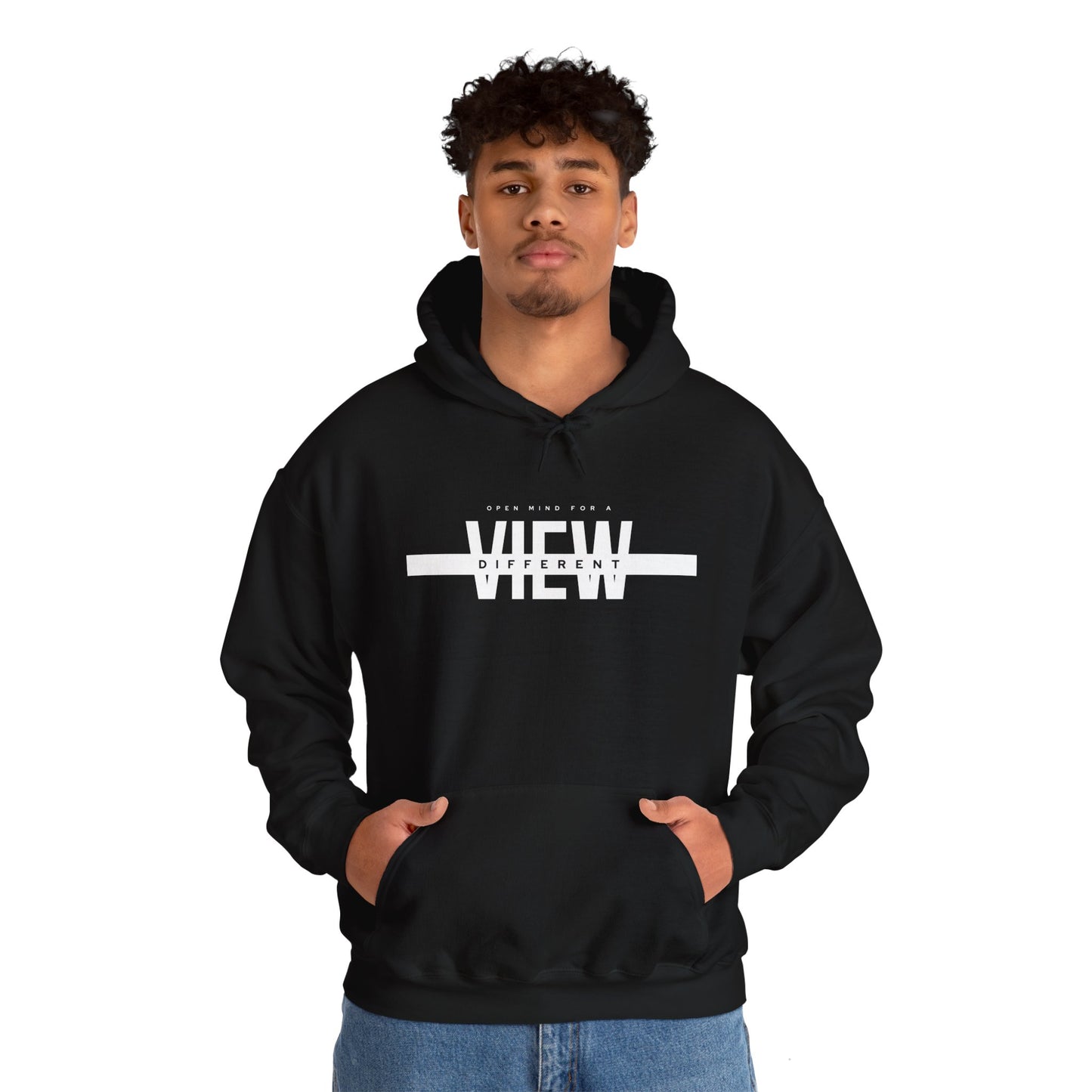 "View Different" Unisex Heavy Blend Hooded Sweatshirt - Embrace Your Perspective