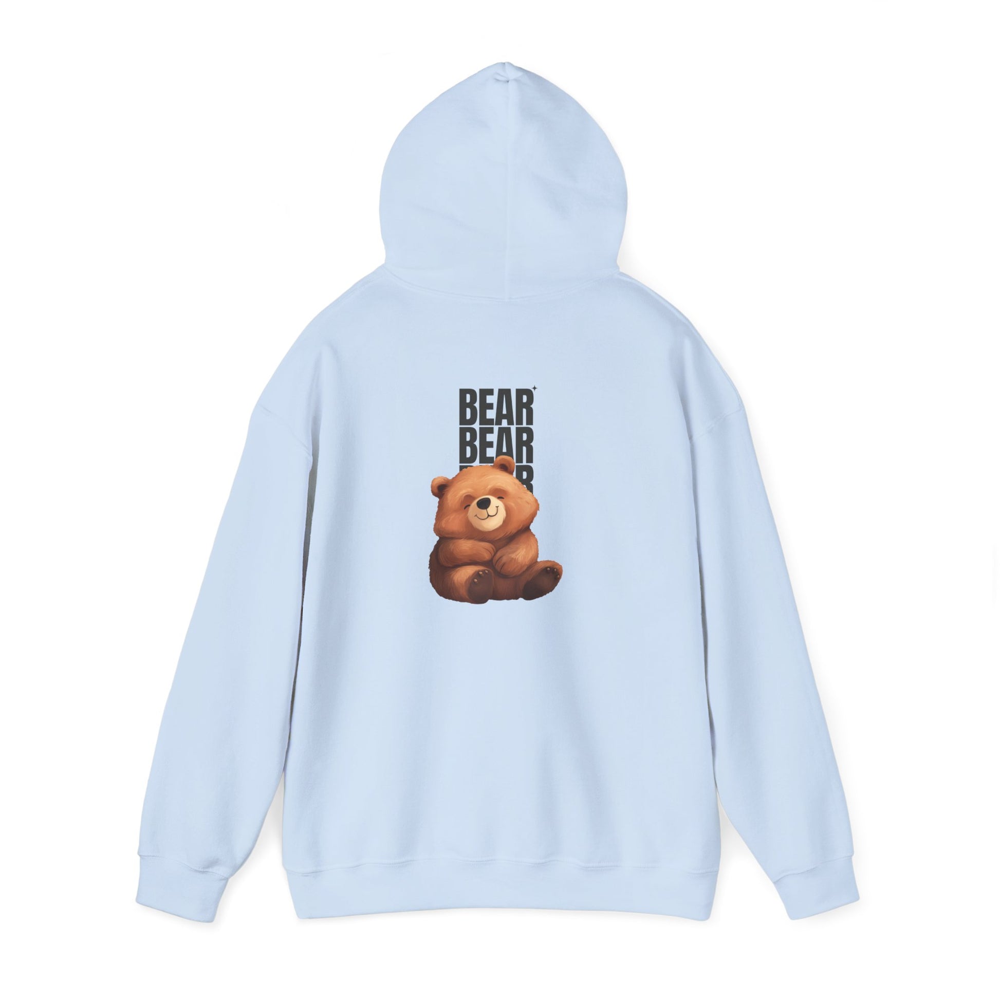 Bear-Themed Unisex Hooded Sweatshirt
