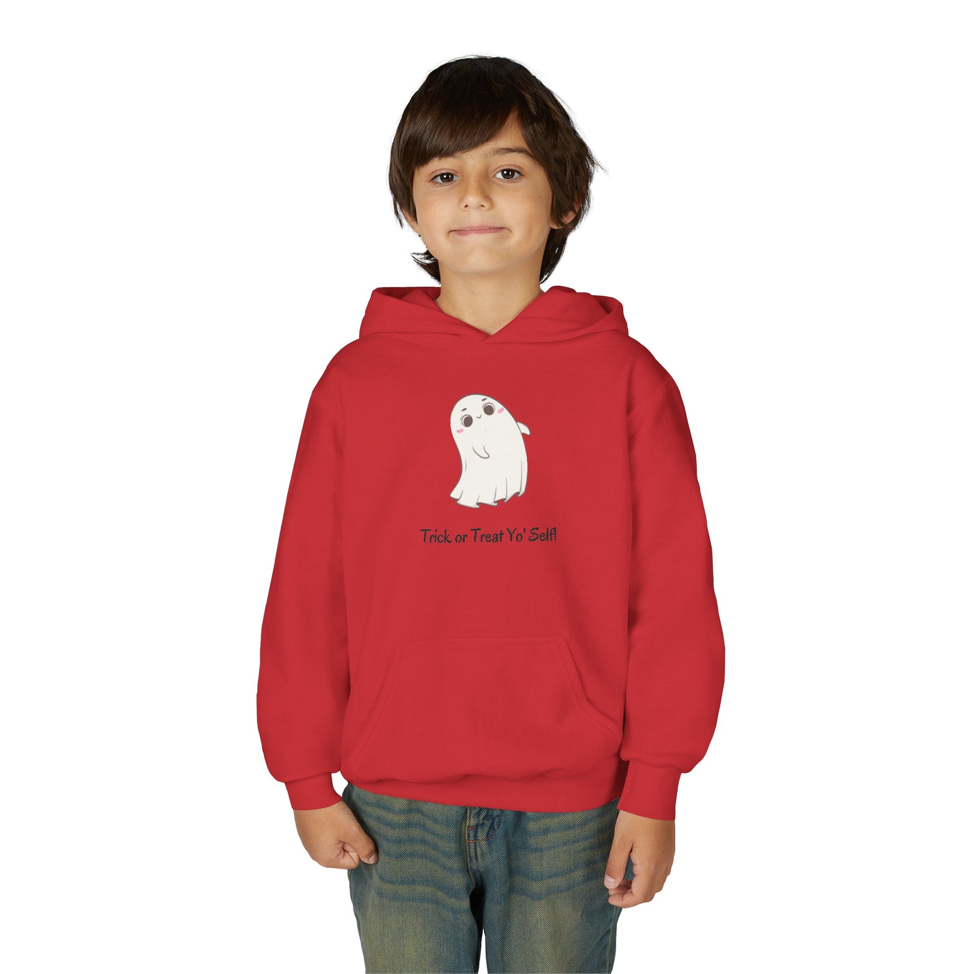 Ghost Hoodie for Kids – Halloween Sweatshirt, Fun Fall Gift