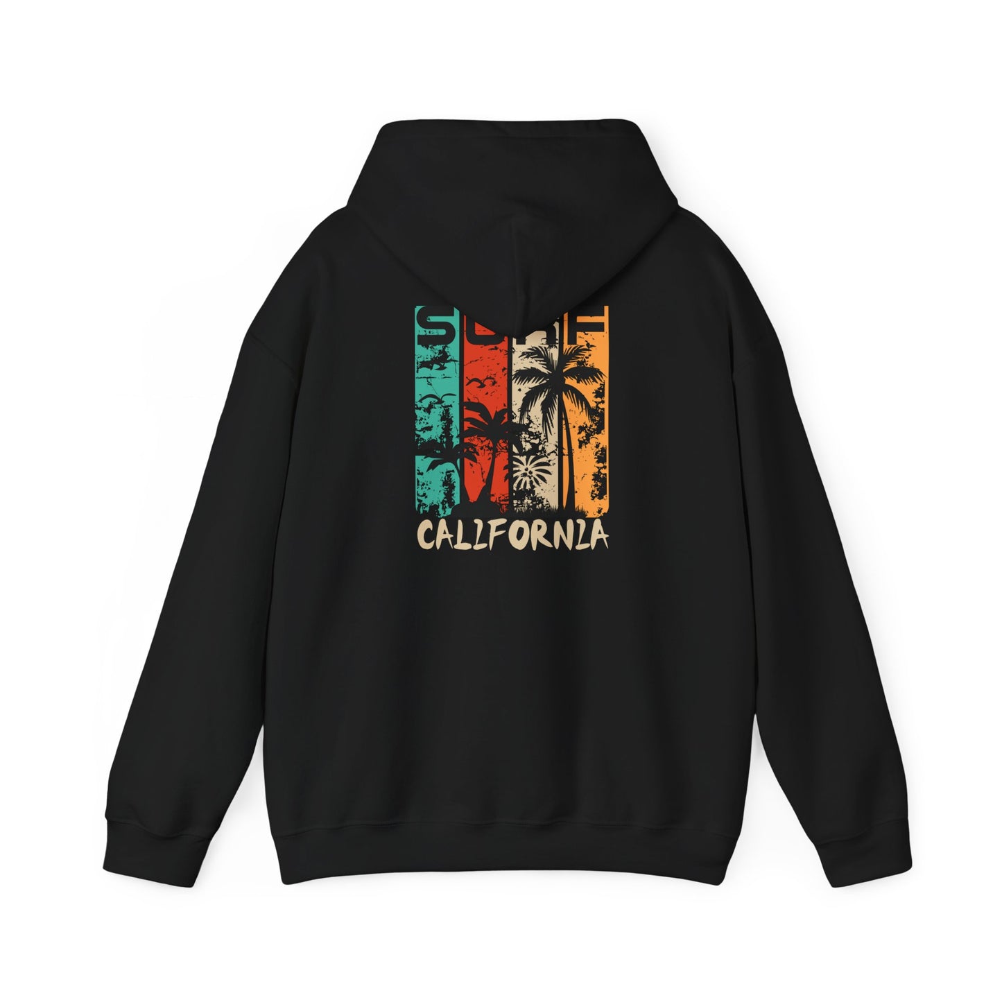 California Sunset Unisex Hoodie - Relaxed Style for Summer Vibes