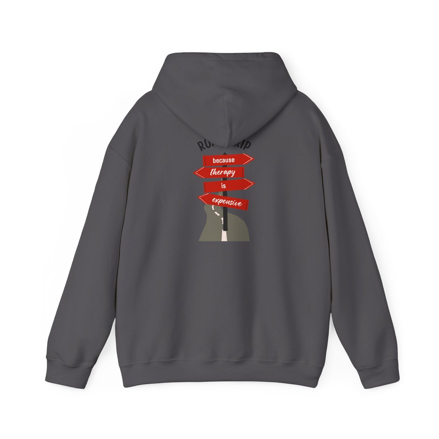 Inspirational Unisex Hooded Sweatshirt - 'Because Therapy is Experience'