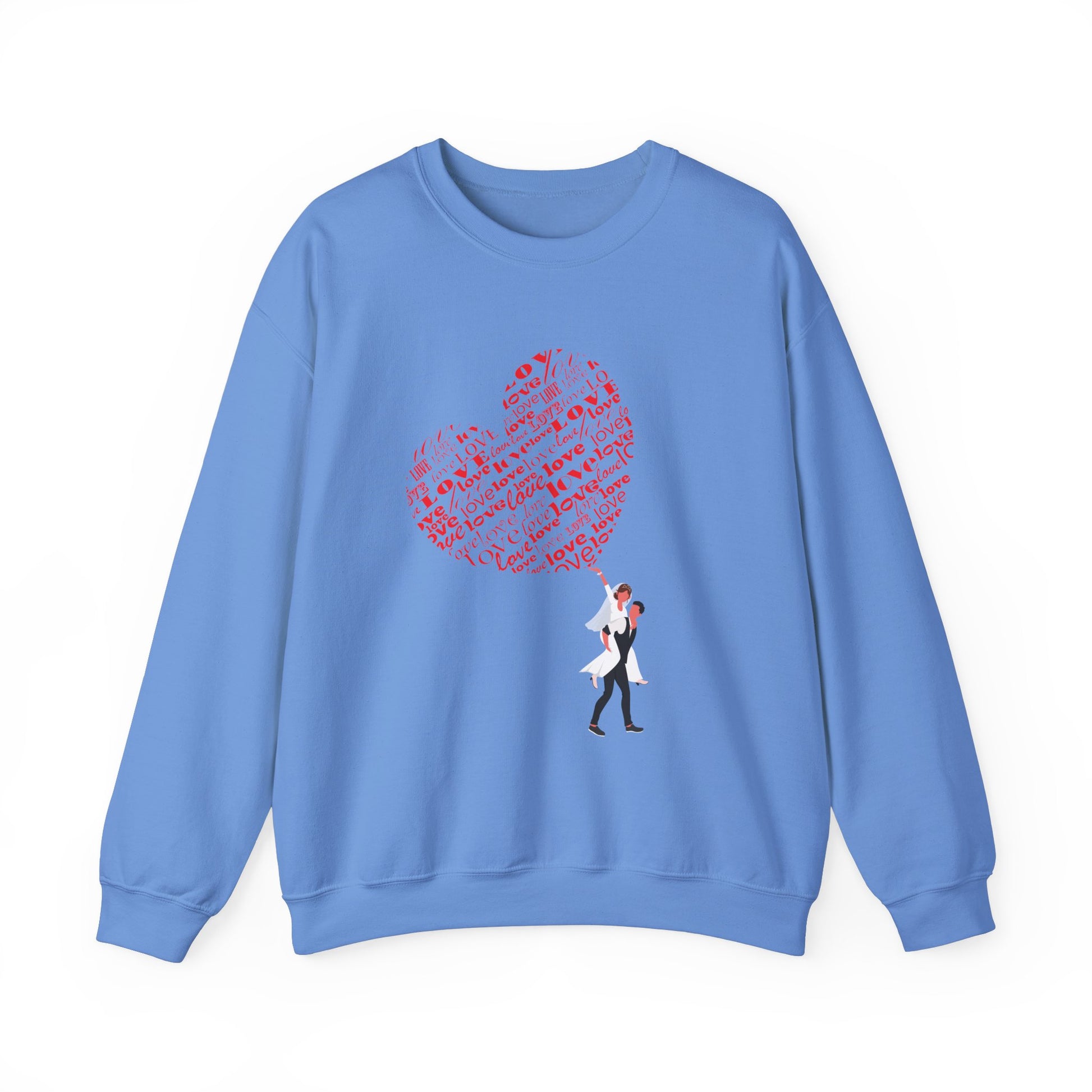 Romantic Love Heart Unisex Crewneck Sweatshirt