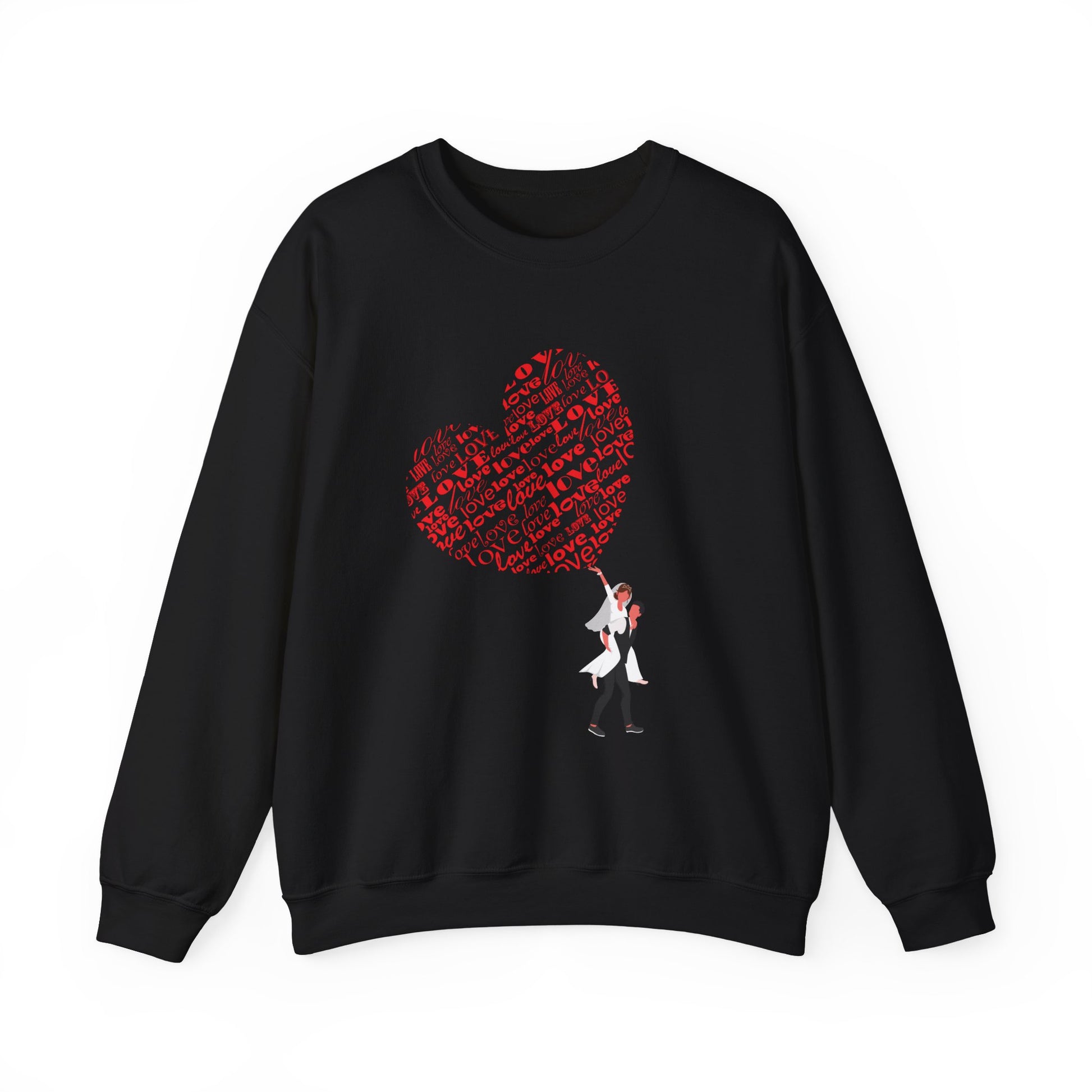 Romantic Love Heart Unisex Crewneck Sweatshirt