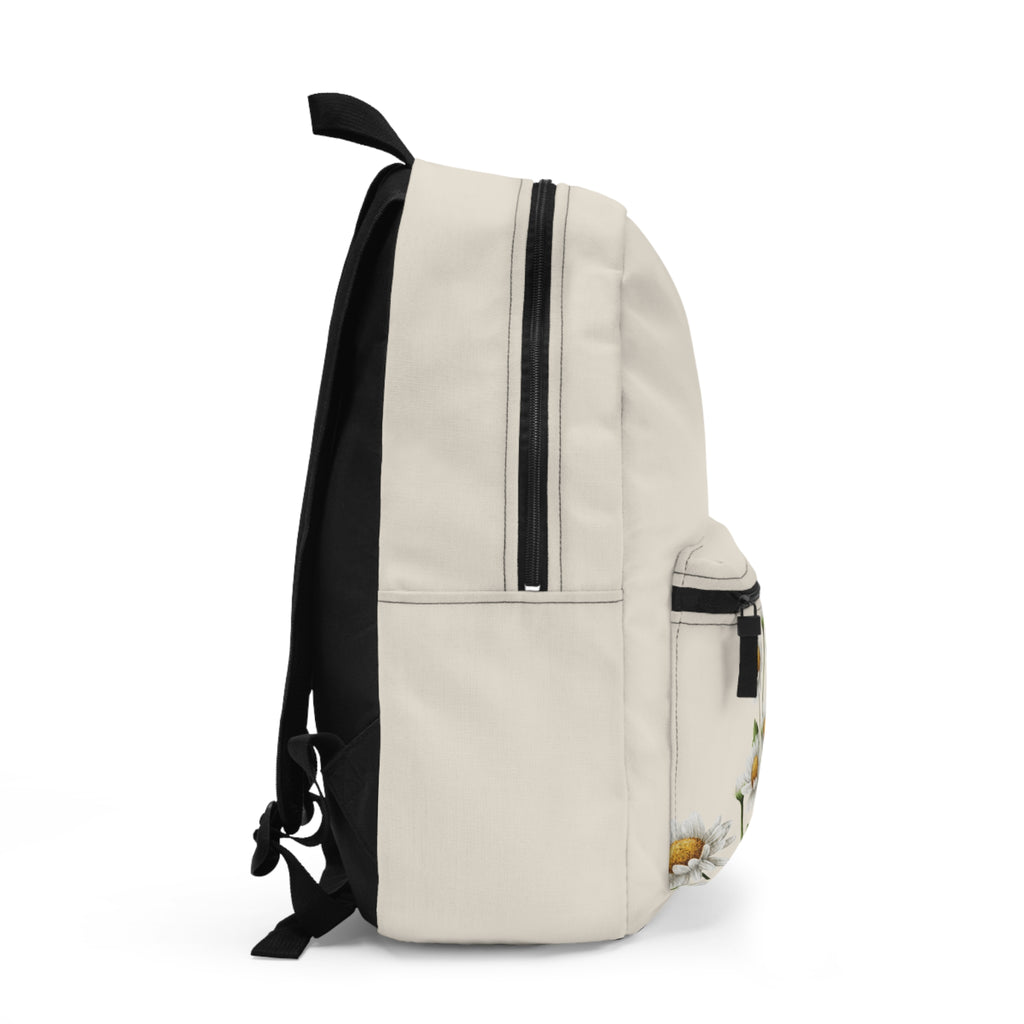 Floral Backpack - Stylish Daisy Design for Everyday Adventures