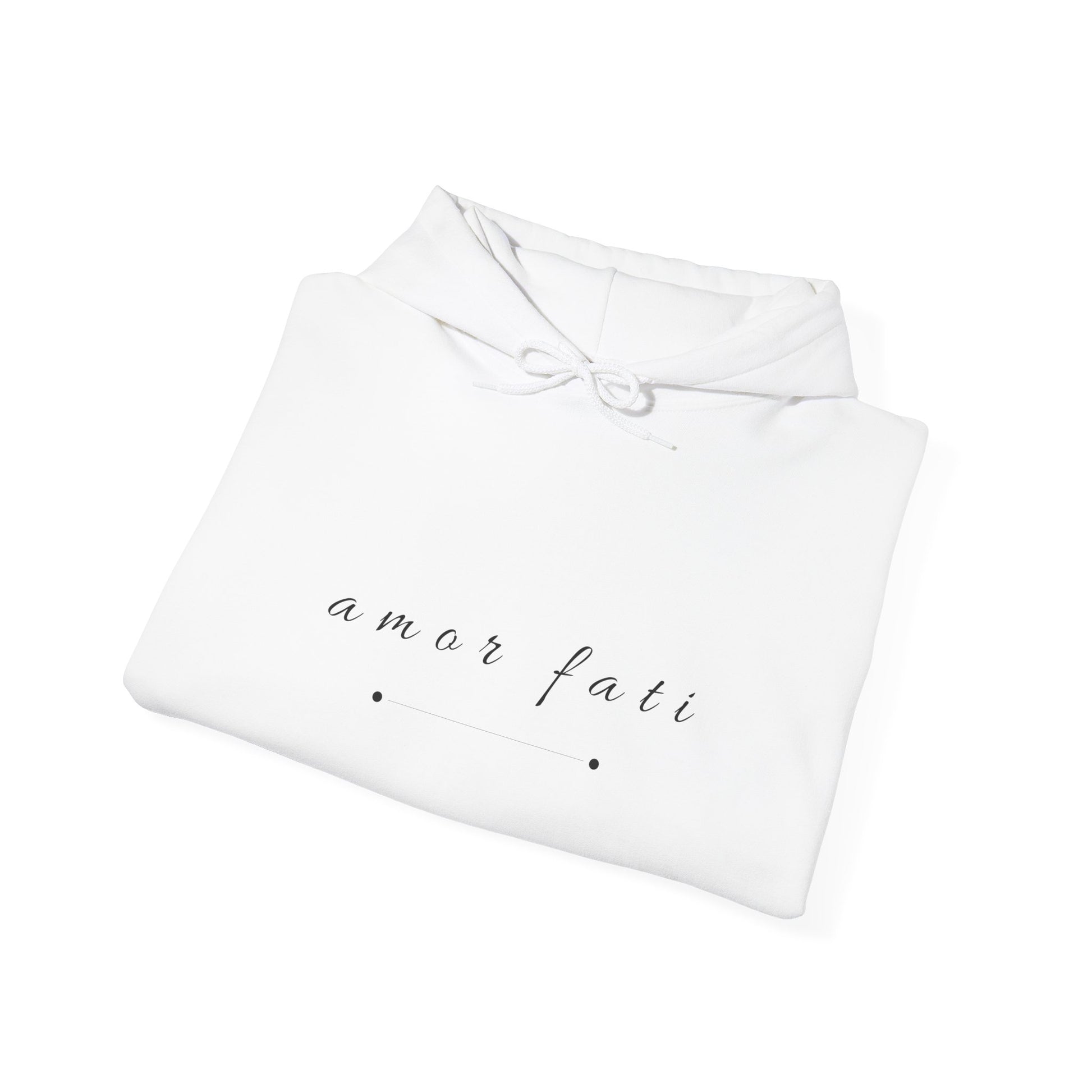 "AMOR FATI" HOODIE - BLACK