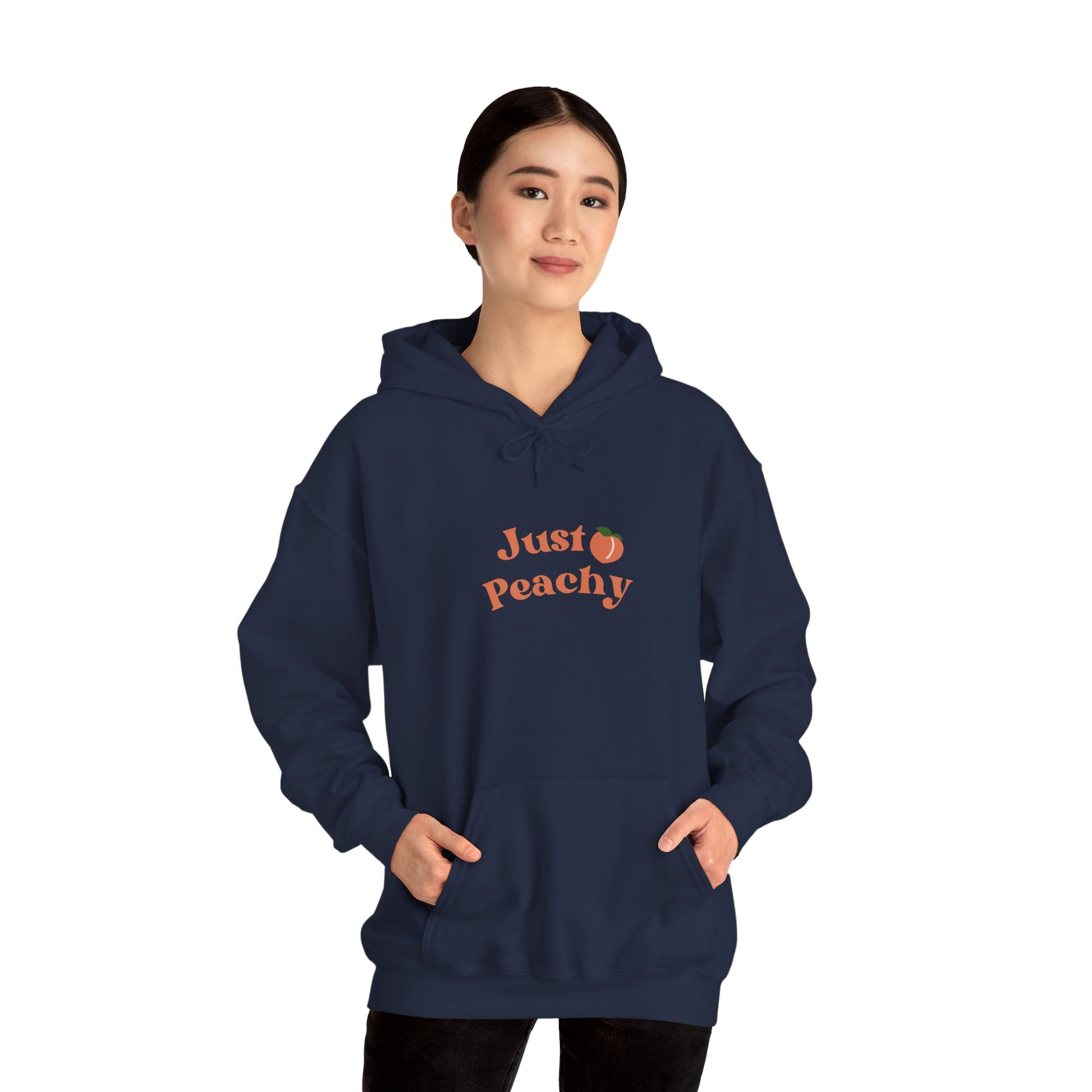 Peach-Inspired Hoodie – Comfortable & Stylish
