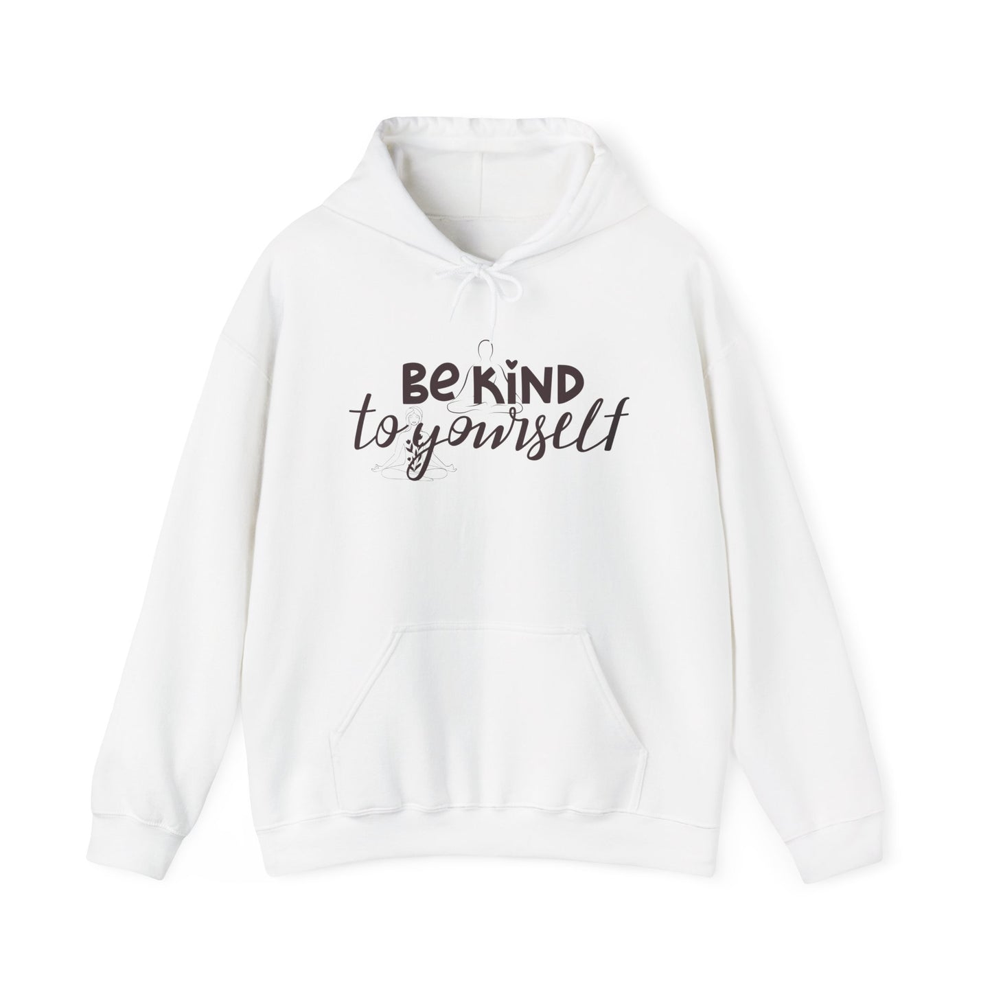 Be Kind to Yourself Floral Hoodie - Comfort & Inspiration for Everyday Wear