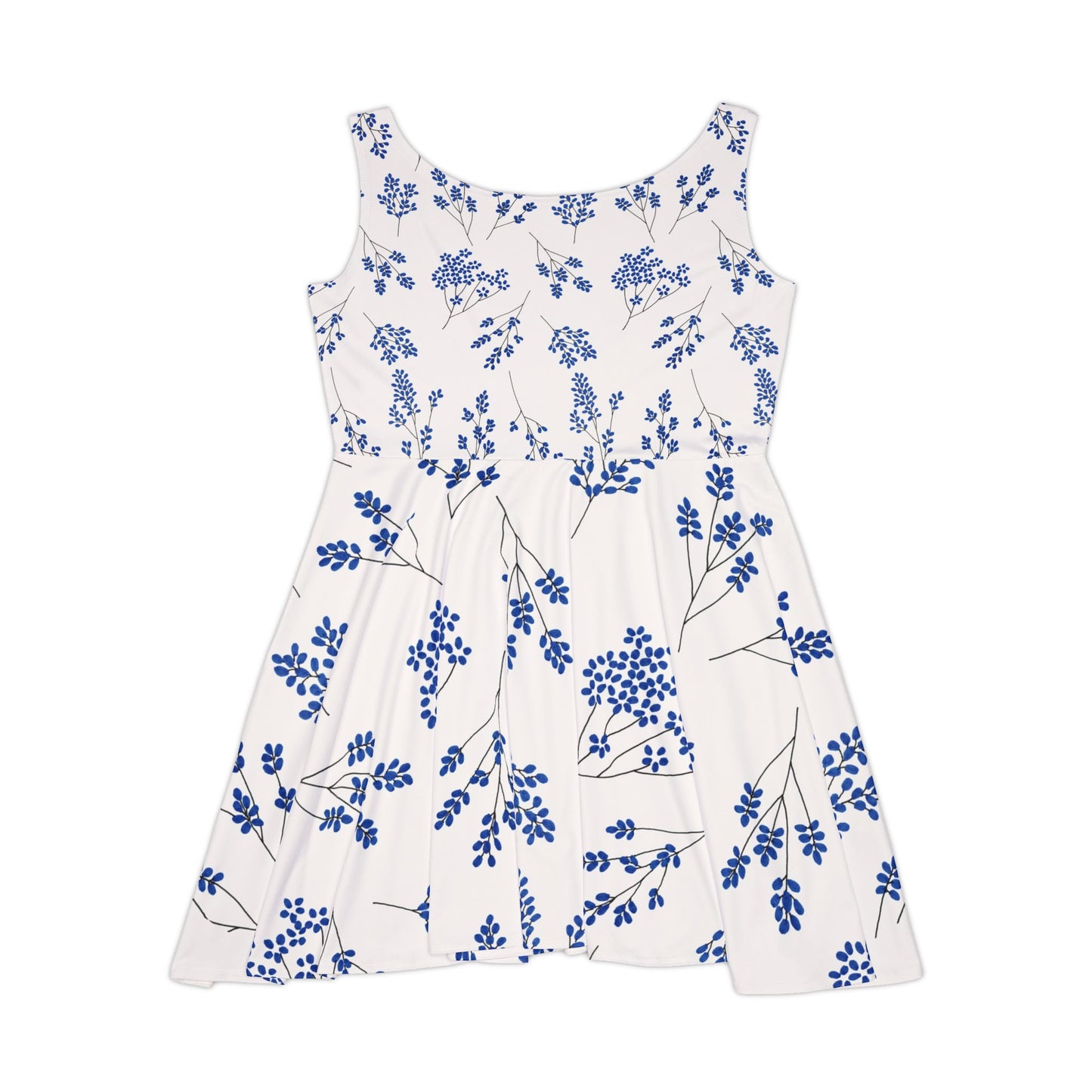 Floral Women's Skater Dress - Perfect for Spring Celebrations & Everyday Wear