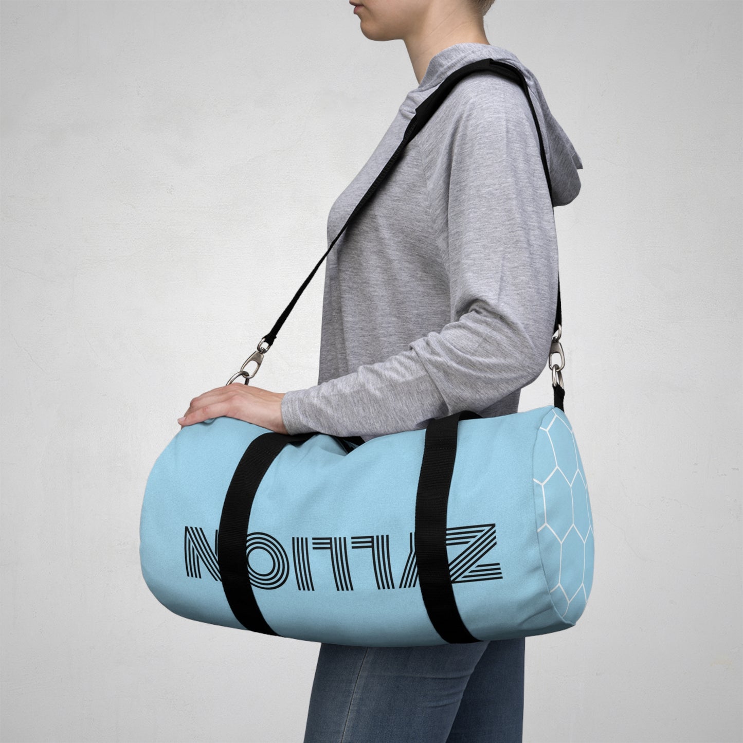 Stylish Blue Duffel Bag for Gym, Travel & Everyday Use