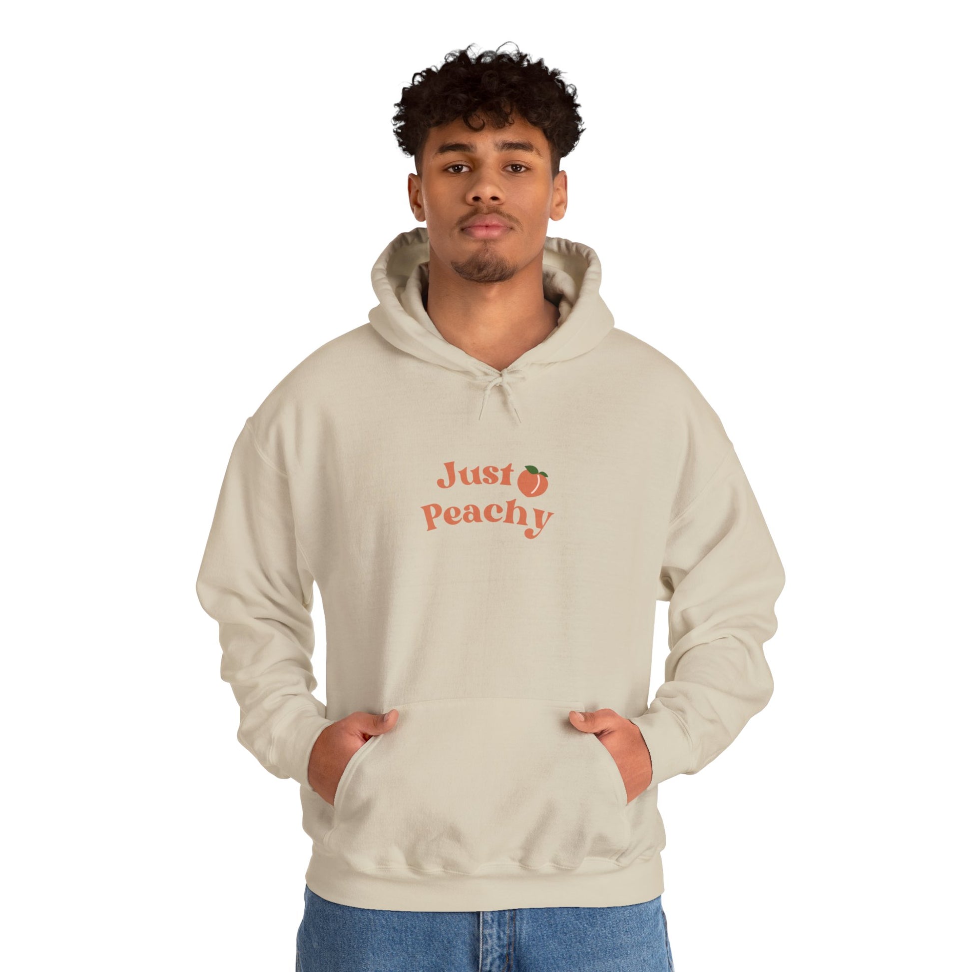 Peach-Inspired Hoodie – Comfortable & Stylish