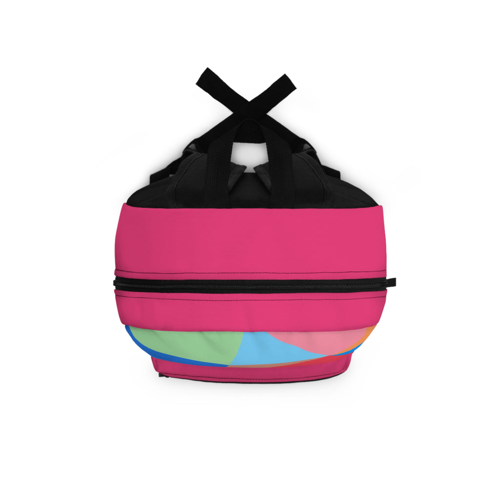 Colorful Prosperity Backpack - Fun and Motivational Bag for Students and Travelers