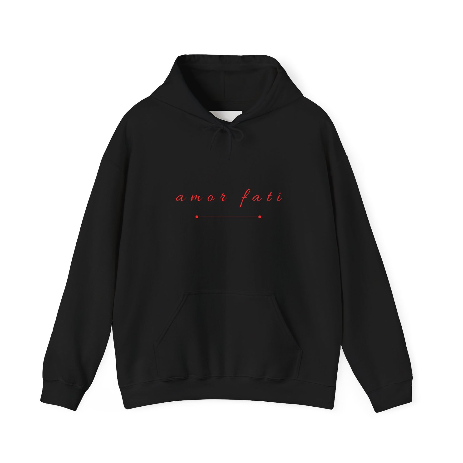 "AMOR FATI" HOODIE - RED