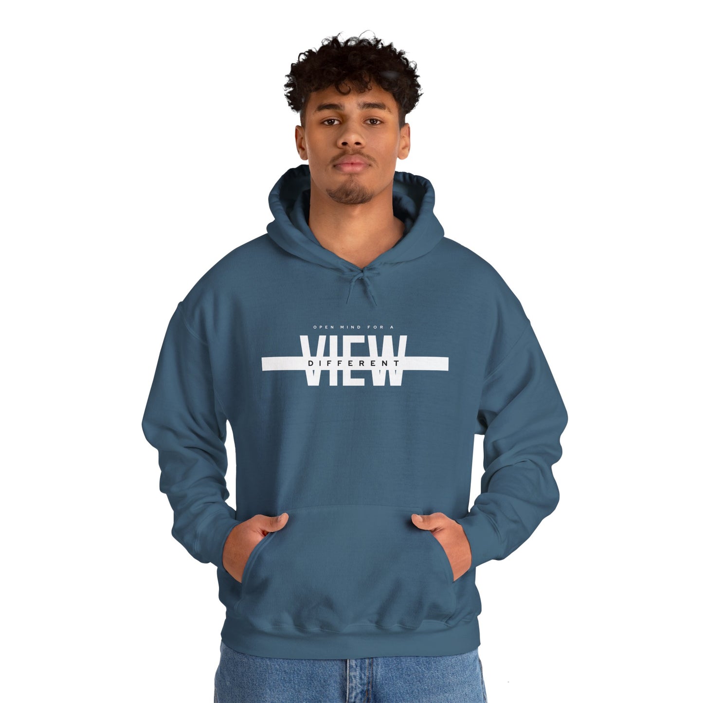 "View Different" Unisex Heavy Blend Hooded Sweatshirt - Embrace Your Perspective