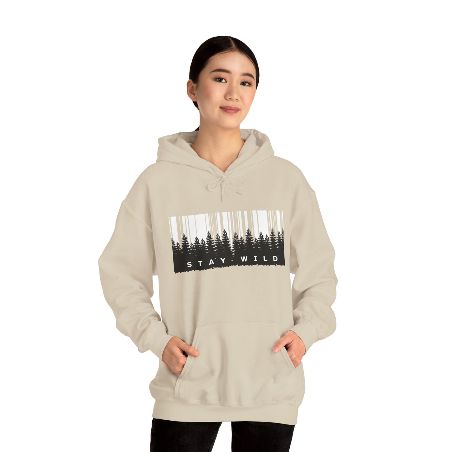 Stay Wild Unisex Heavy Blend™ Hooded Sweatshirt - Nature Lover's Apparel