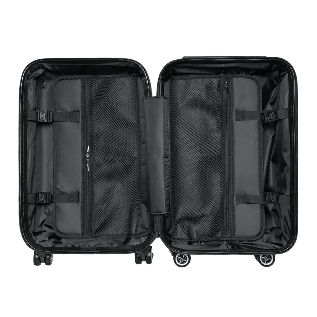 Stylish Travel Suitcase with Oceanic Design