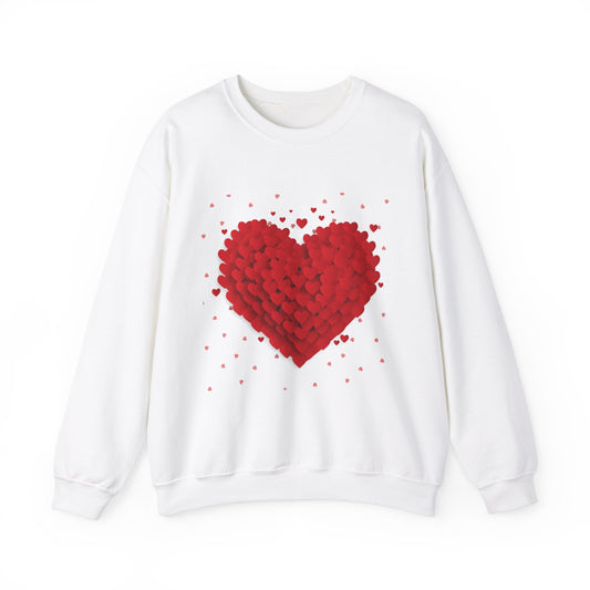 Heartfelt Love Crewneck Sweatshirt | Perfect for Valentine's Day & Cozy Days