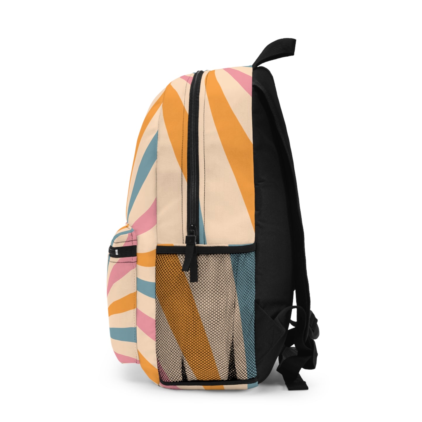 Colorful Swirl Backpack for Trendy Students