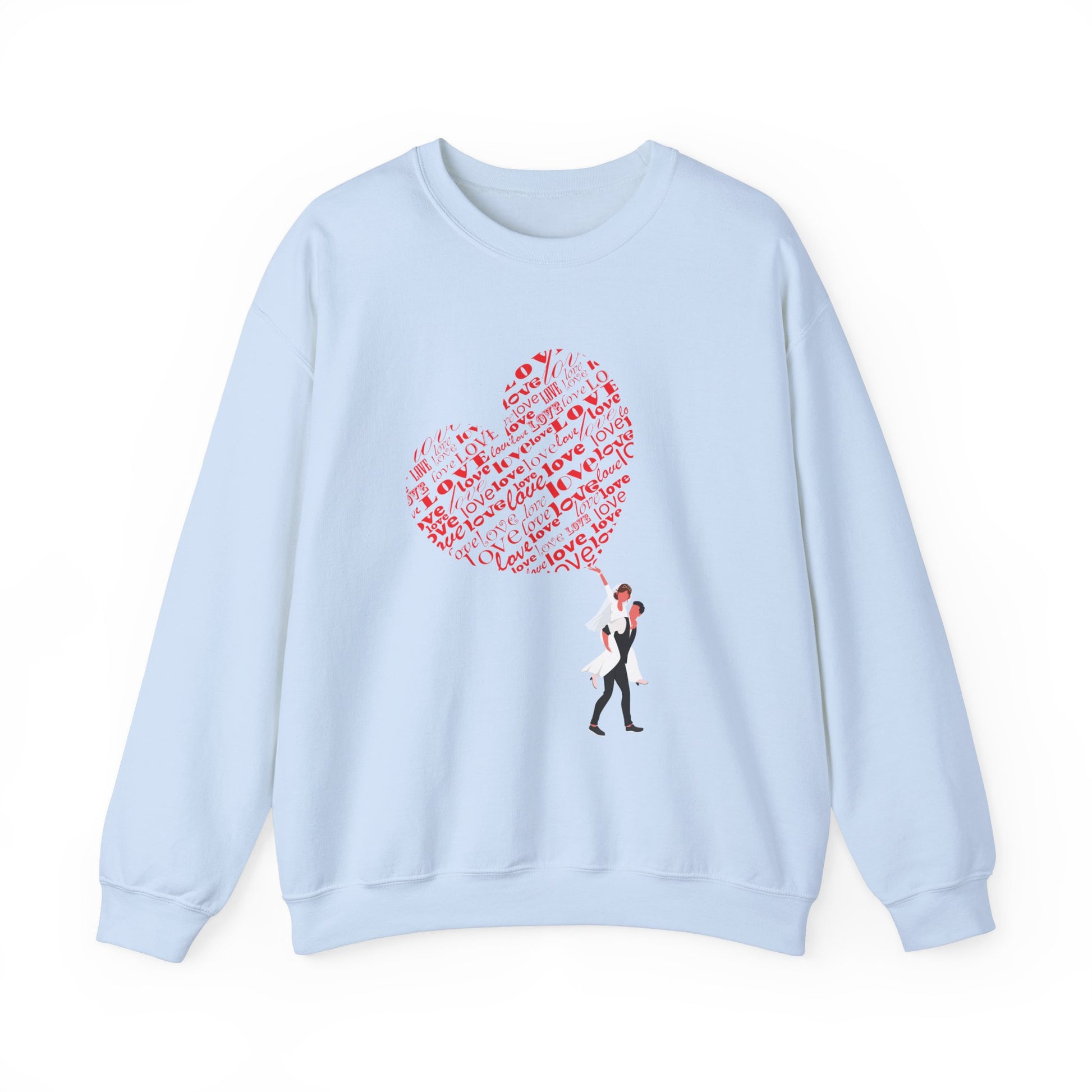 Romantic Love Heart Unisex Crewneck Sweatshirt