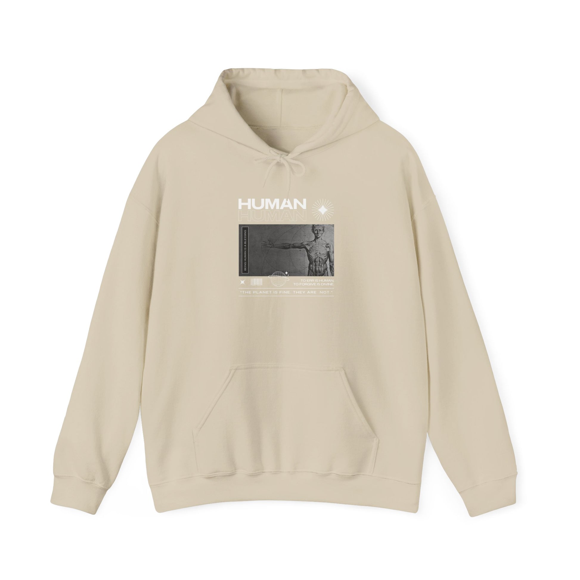 Human Graphic Unisex Heavy Blend Hooded Sweatshirt