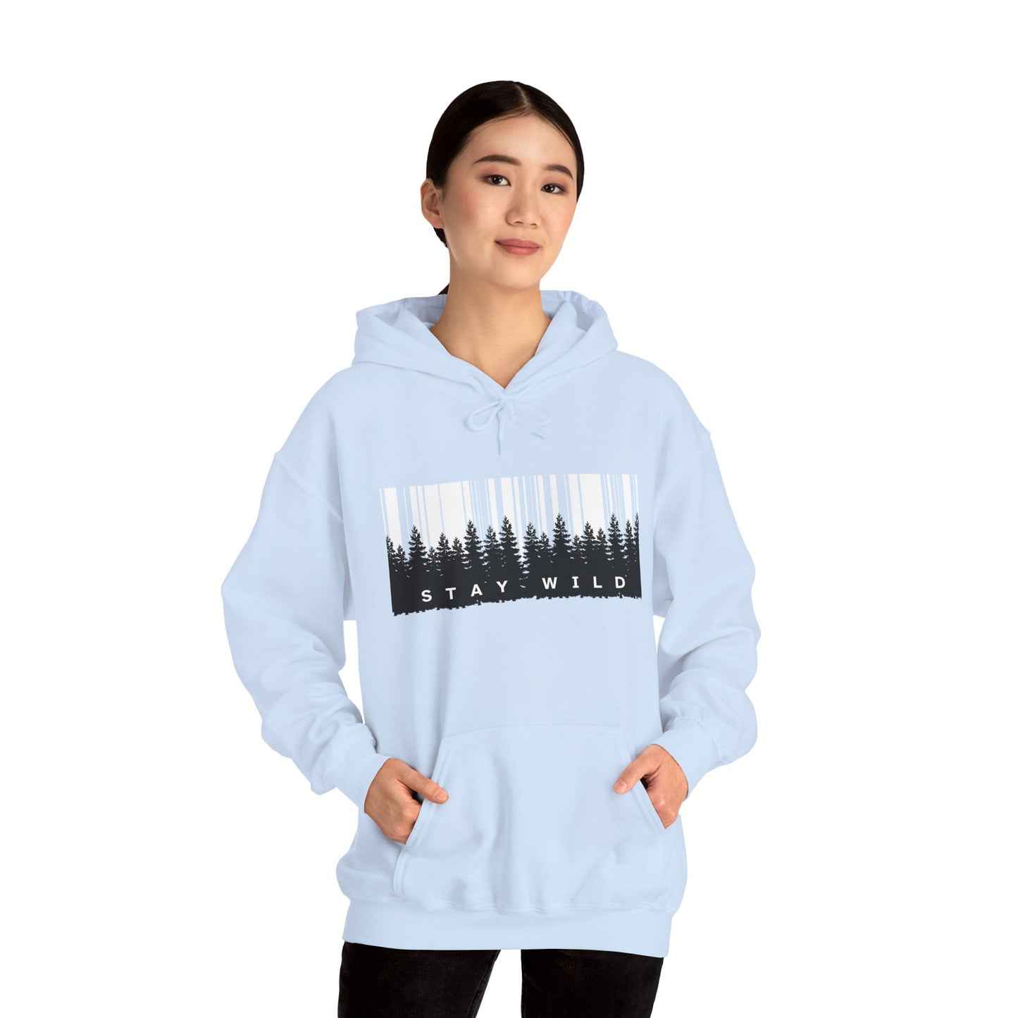 Stay Wild Unisex Heavy Blend™ Hooded Sweatshirt - Nature Lover's Apparel