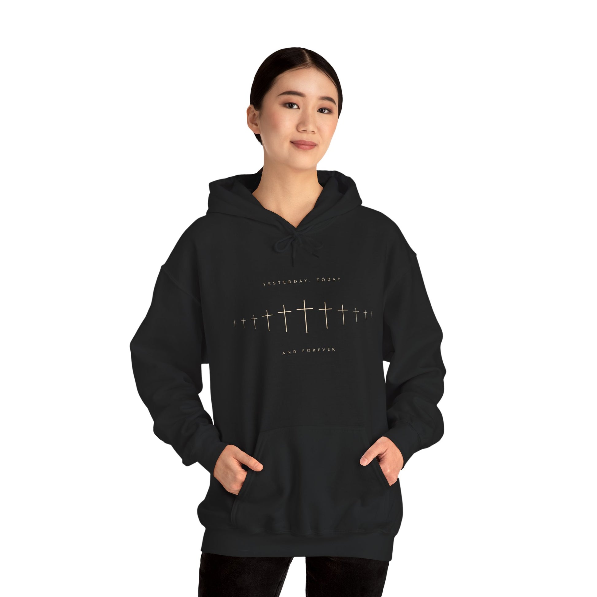 Unisex Cross Graphic Hoodie | Faith Inspired Apparel