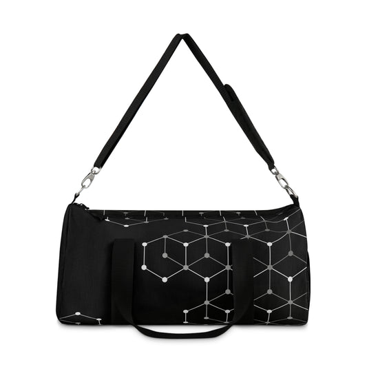 Modern Geometric Duffel Bag - Trendy Sports and Travel Gear