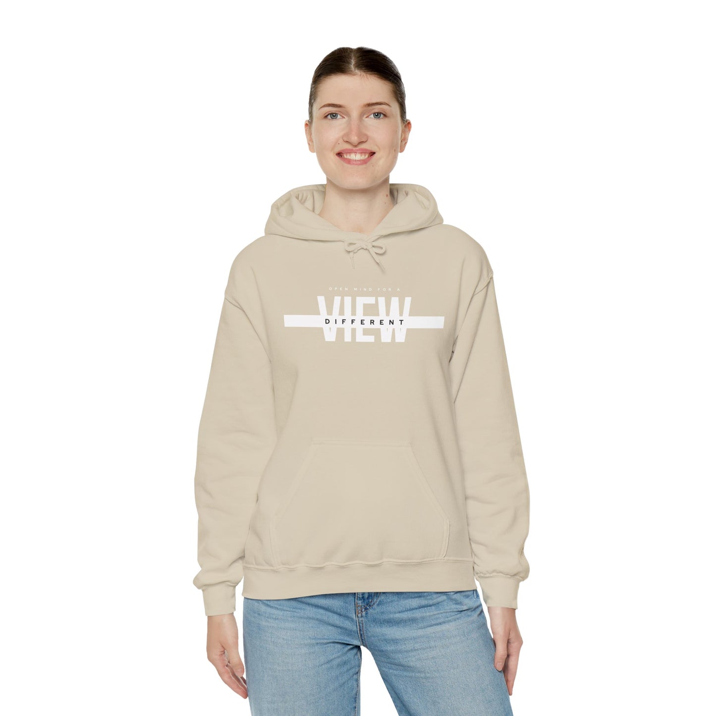 "View Different" Unisex Heavy Blend Hooded Sweatshirt - Embrace Your Perspective