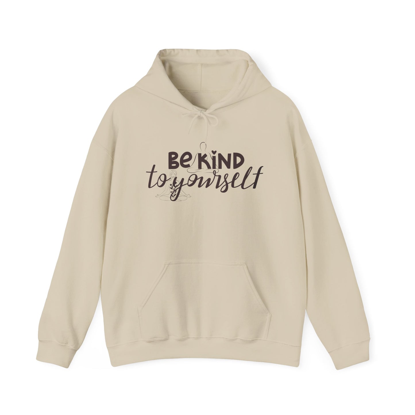 Be Kind to Yourself Floral Hoodie - Comfort & Inspiration for Everyday Wear