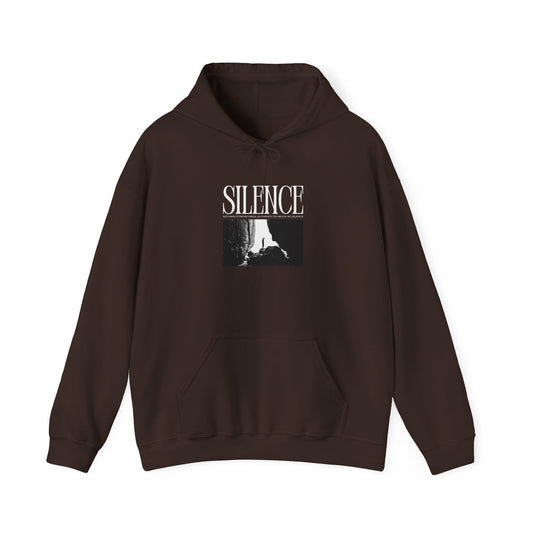 Silence Unisex Heavy Blend™ Hooded Sweatshirt - Cozy Relaxation Wear